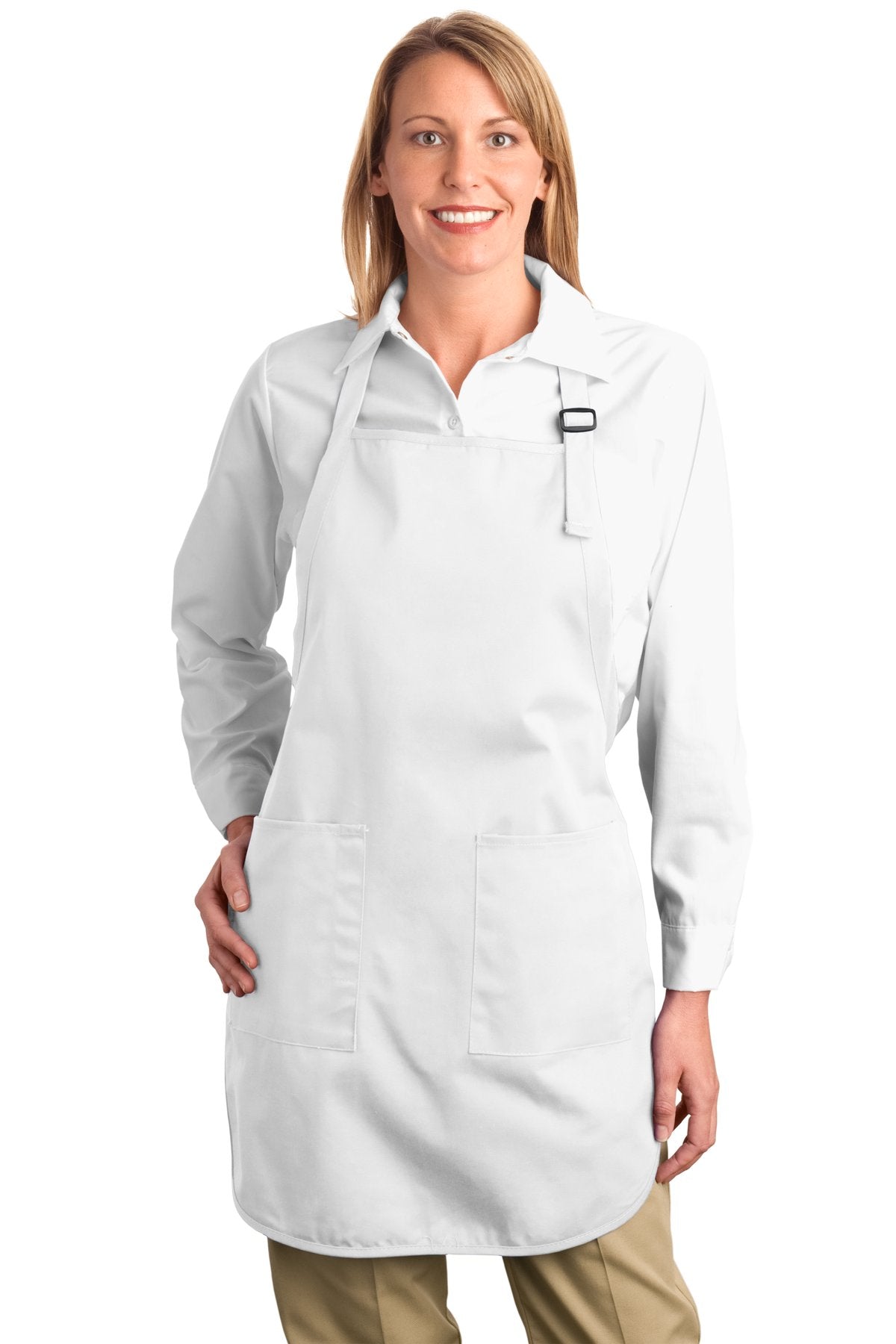 Port Authority ® Full-Length Apron with Pockets. A500 - Angelheart Embroidery and Screen Printing