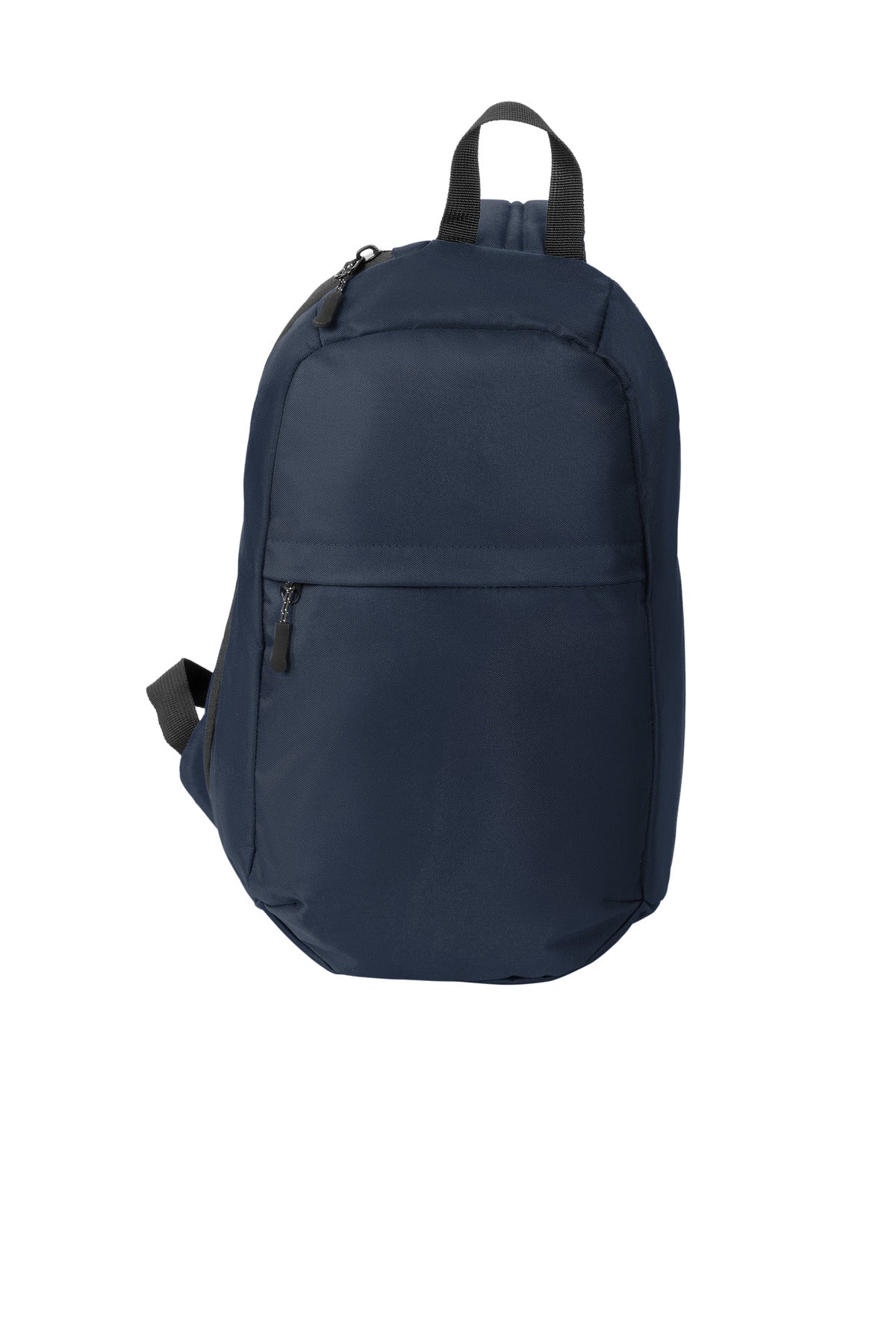 River blue Port Authority Crossbody Backpack BG228 with adjustable strap and front zipper pocket, stylish and functional bag.