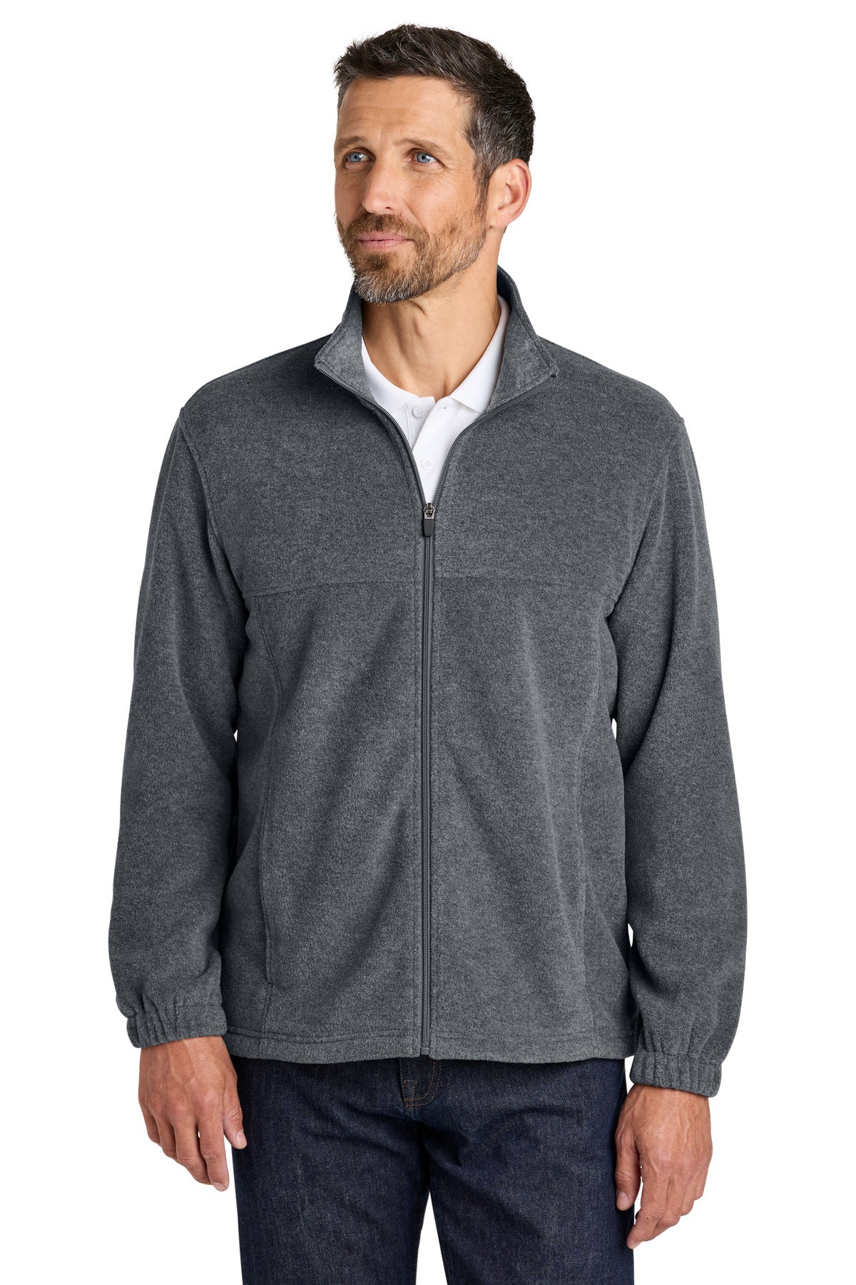 Port Authority ® Plush Fleece Full-Zip Jacket F190 - Angelheart Embroidery and Screen Printing