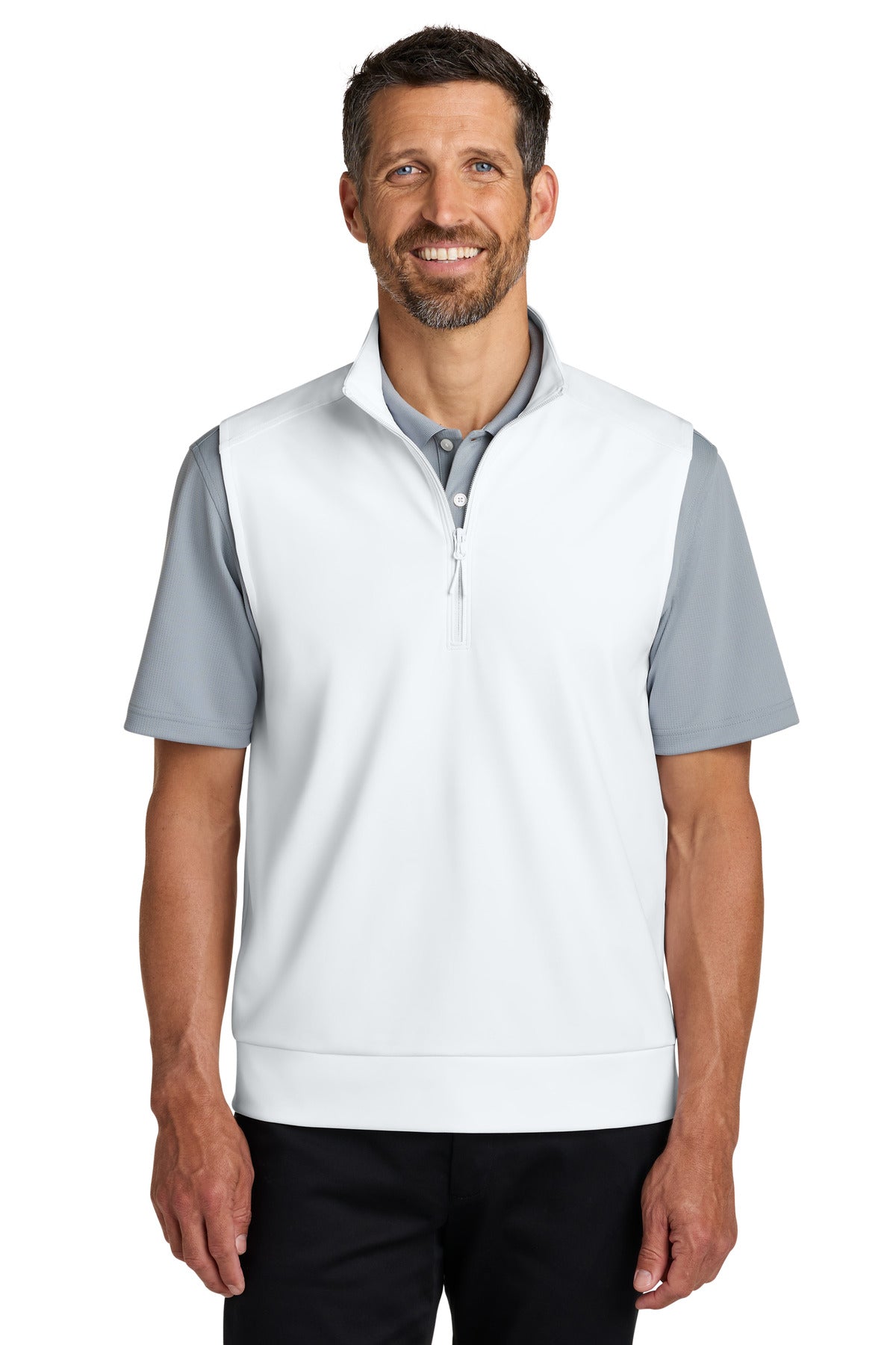 Port Authority ® C-FREE ® Double Knit 1/4-Zip Vest K880V - Angelheart Embroidery and Screen Printing