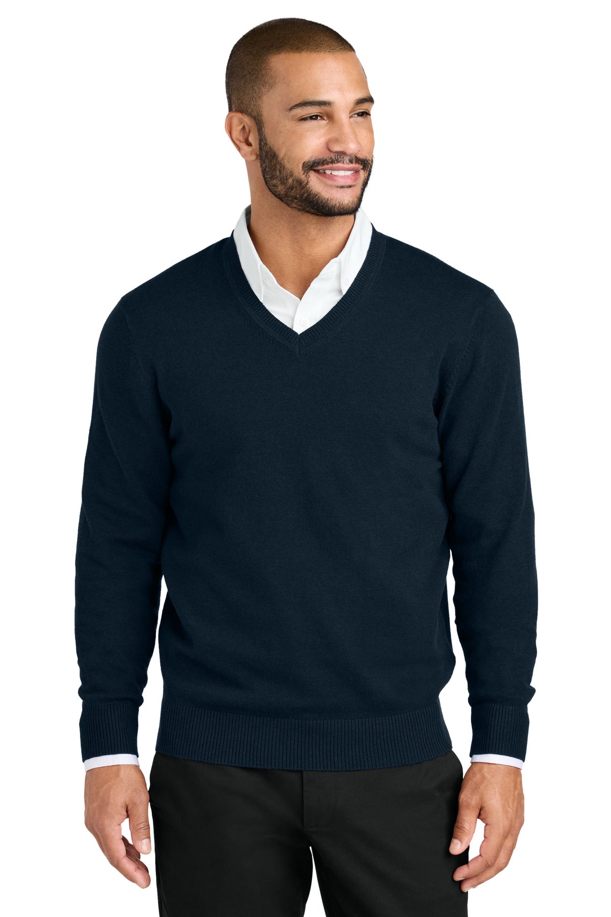 Port Authority ® Easy Care V-Neck Sweater SW2850 - Angelheart Embroidery and Screen Printing
