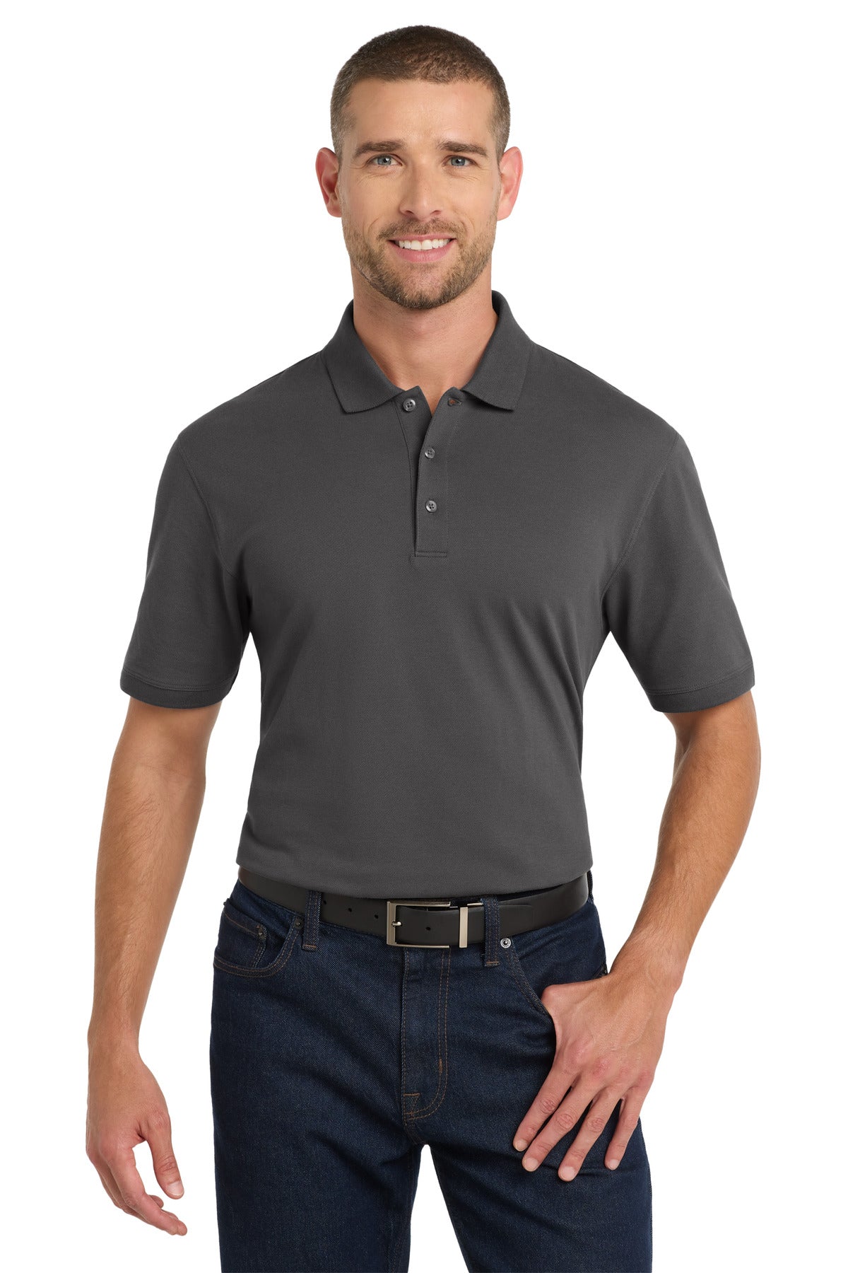 Port Authority ® Tall EZCotton ® Polo TK8000 - Angelheart Embroidery and Screen Printing