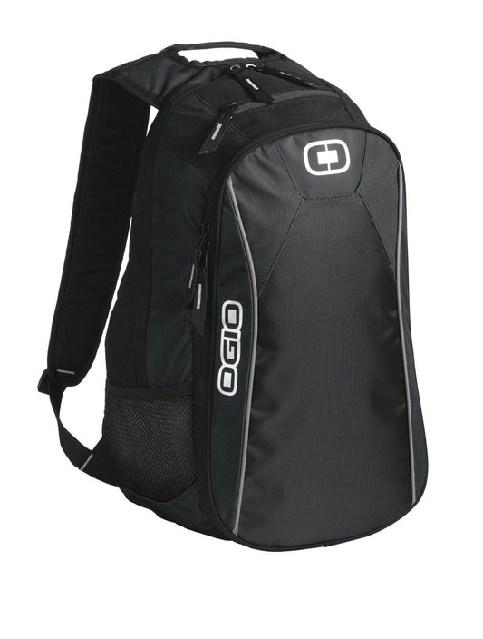 Black OGIO Marshall Pack backpack with multiple compartments and padded straps, designed for comfortable everyday use.