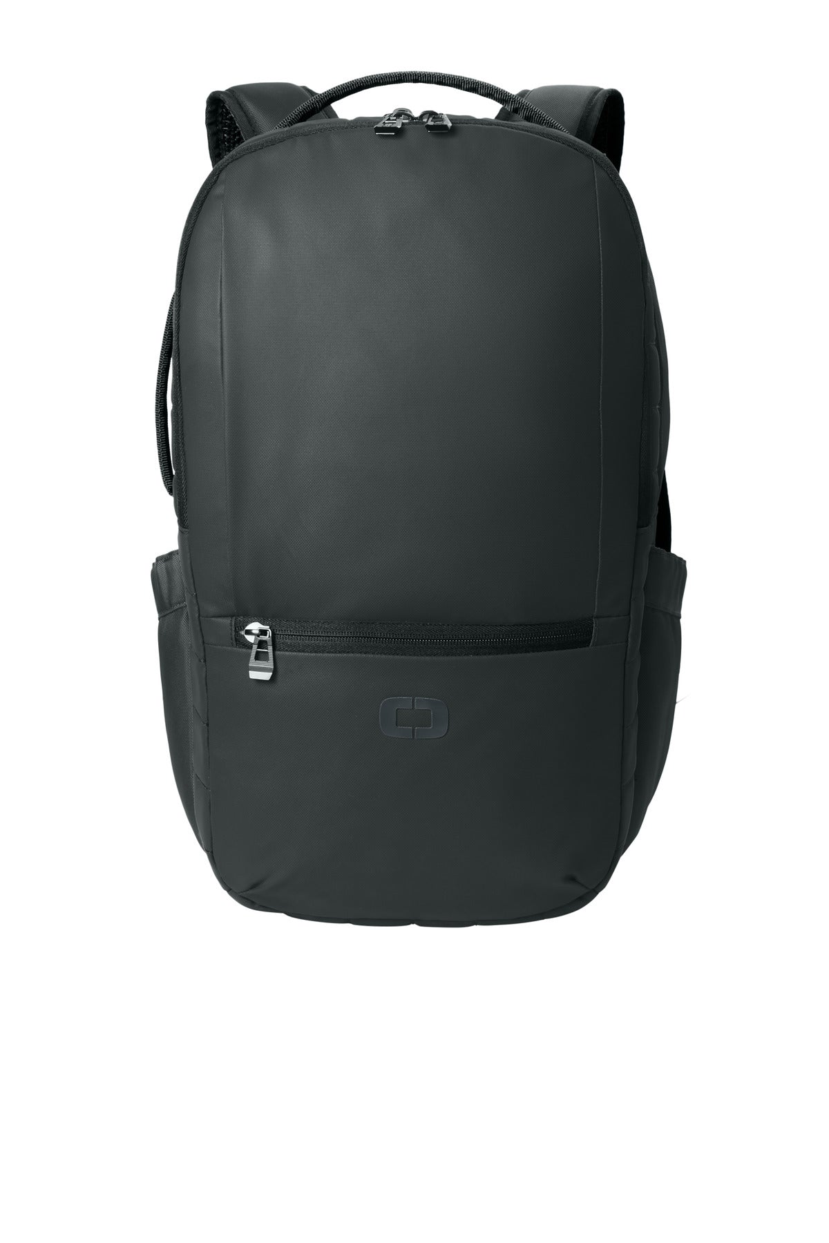OGIO Controller Pack 91022 in black, front view showing compact design and durable material for gaming accessories storage.