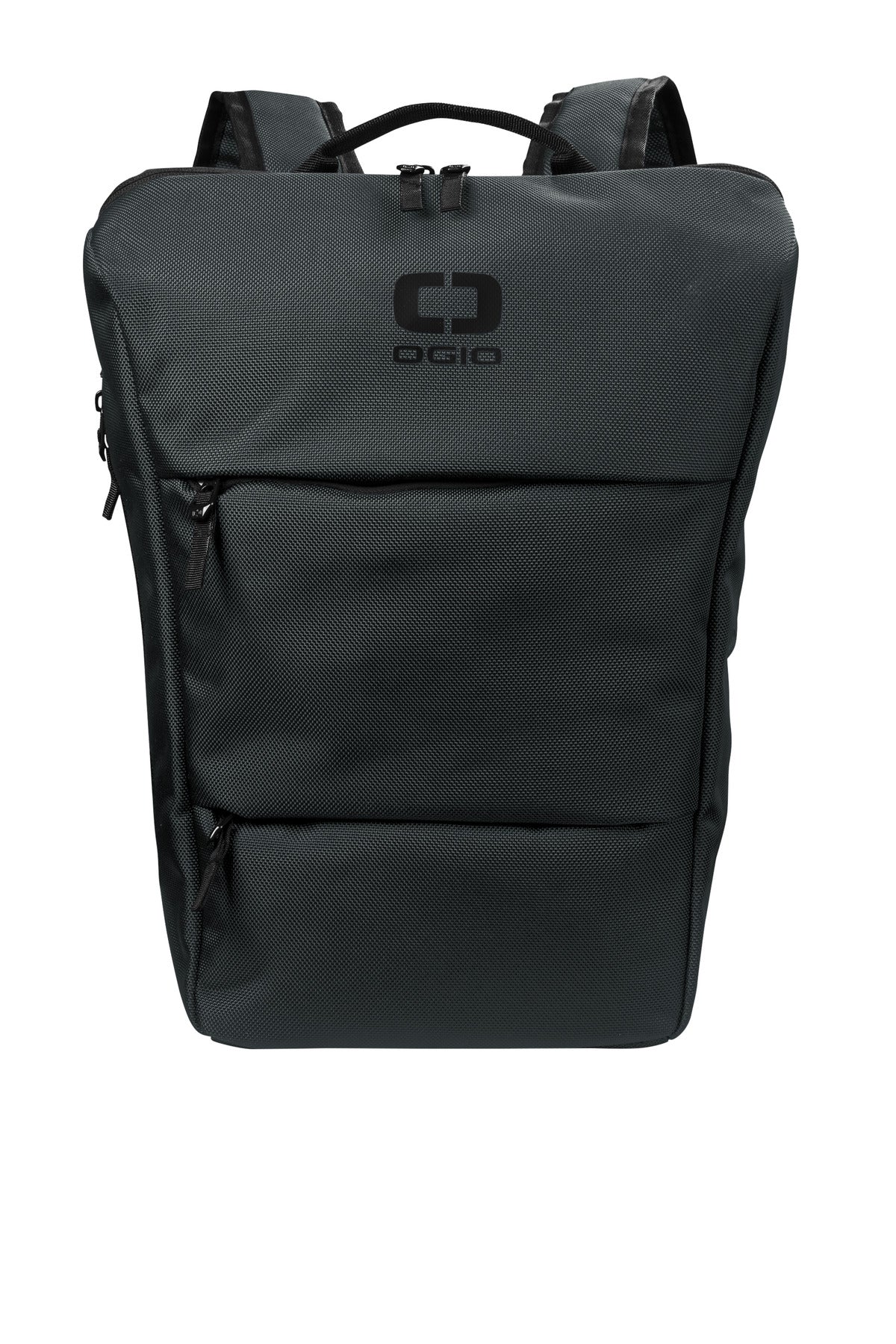 OGIO Sprint Pack 92001 in tarmac grey, featuring a flat front design with multiple compartments and adjustable straps.