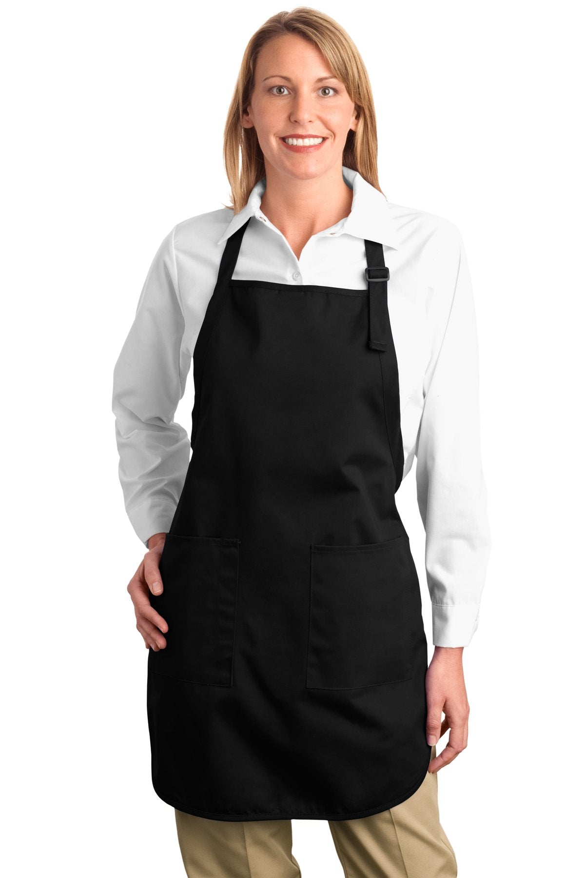 Port Authority ®  Full-Length Apron with Pockets.  A500 - Angelheart Embroidery and Screen Printing