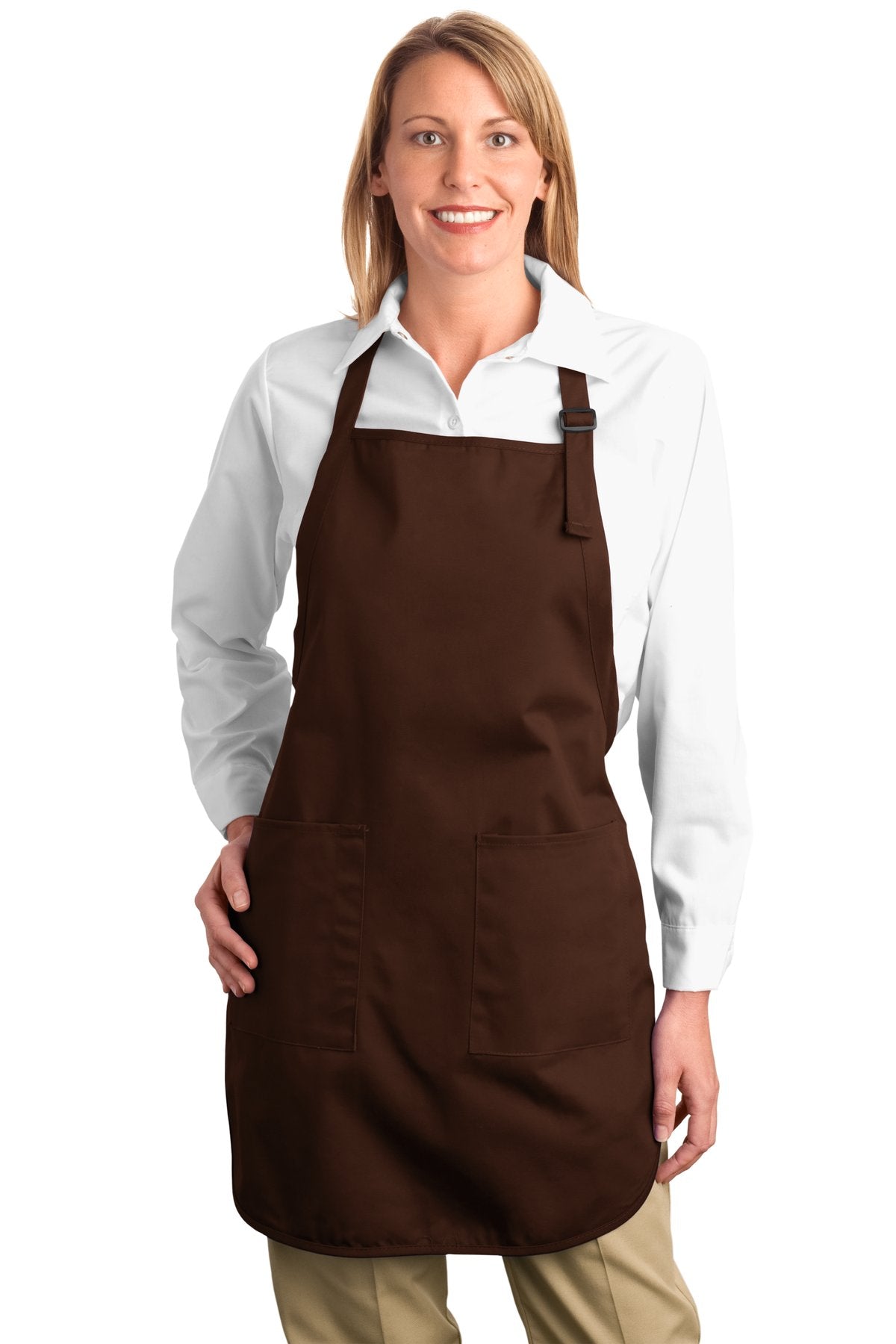 Port Authority ®  Full-Length Apron with Pockets.  A500 - Angelheart Embroidery and Screen Printing