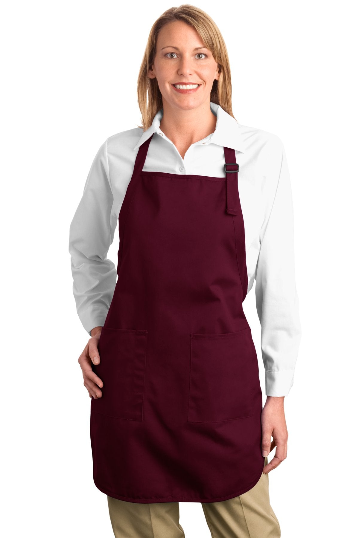 Port Authority ®  Full-Length Apron with Pockets.  A500 - Angelheart Embroidery and Screen Printing