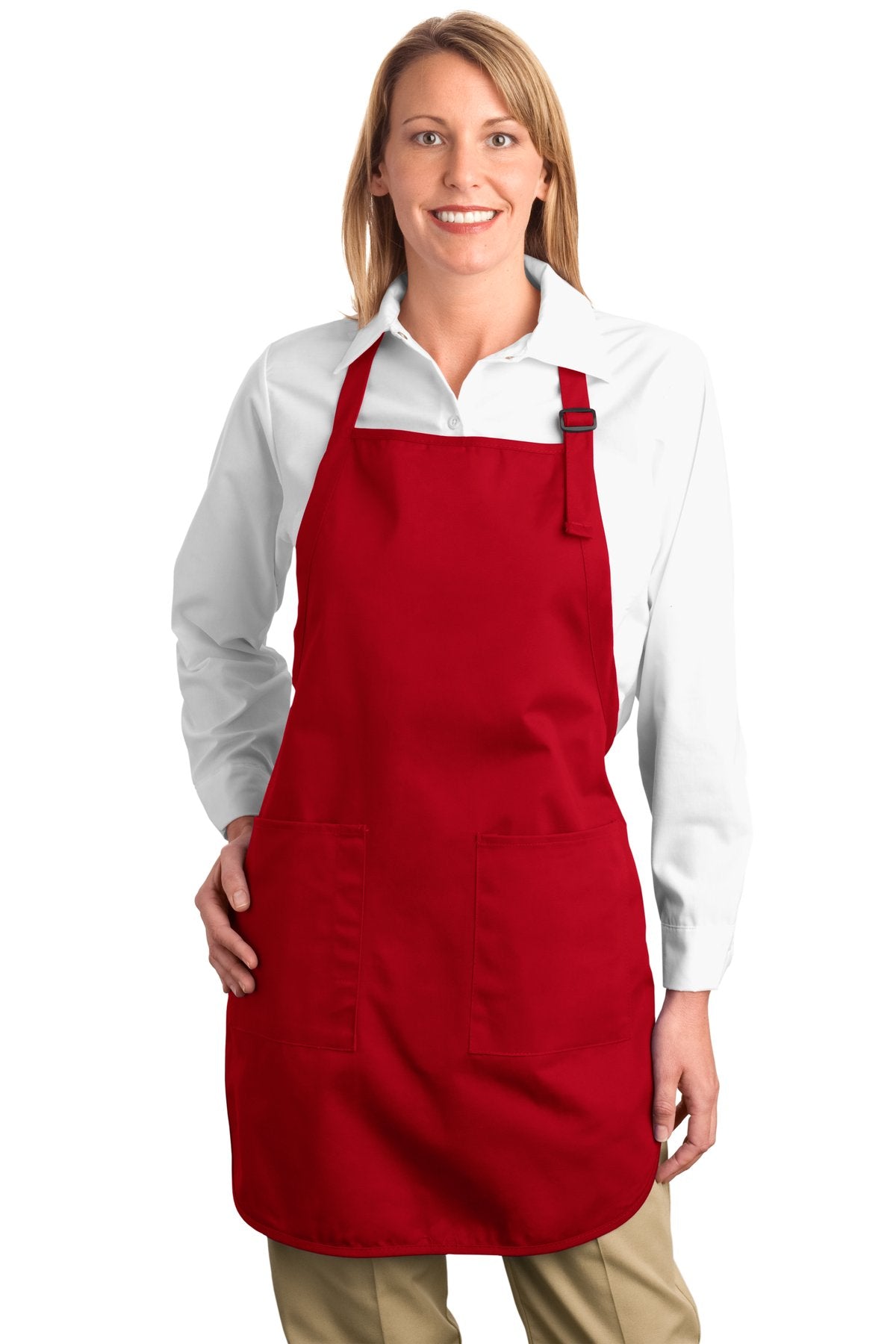 Port Authority ®  Full-Length Apron with Pockets.  A500 - Angelheart Embroidery and Screen Printing