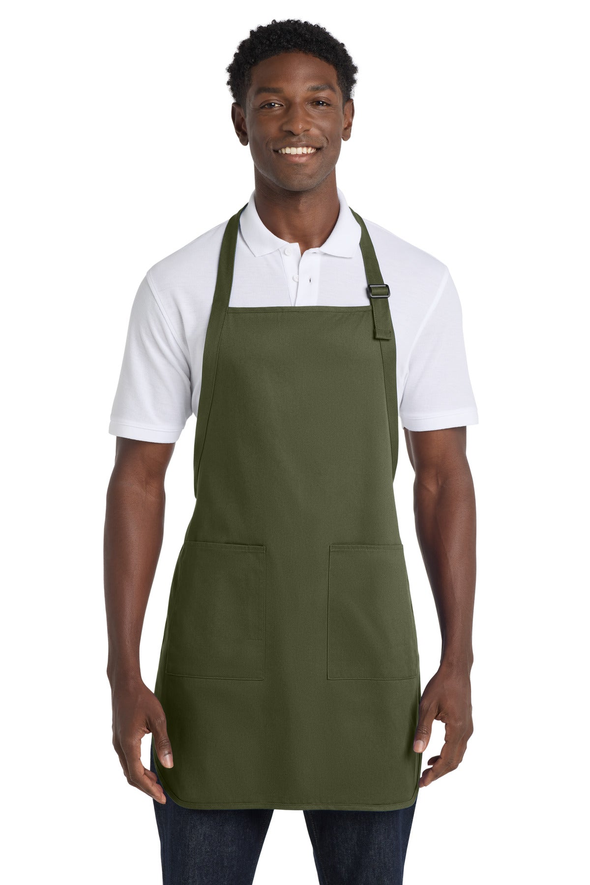 Port Authority ®  Full-Length Apron with Pockets.  A500 - Angelheart Embroidery and Screen Printing