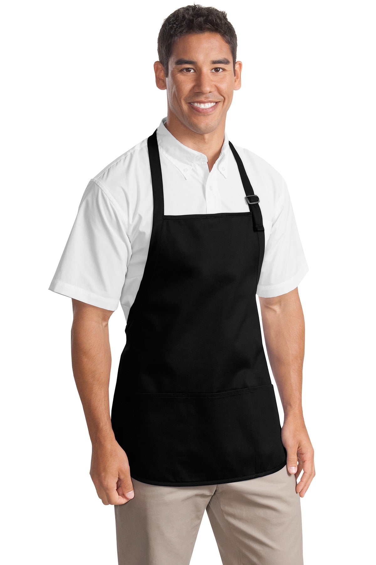 Port Authority ®  Medium-Length Apron with Pouch Pockets.  A510 - Angelheart Embroidery and Screen Printing