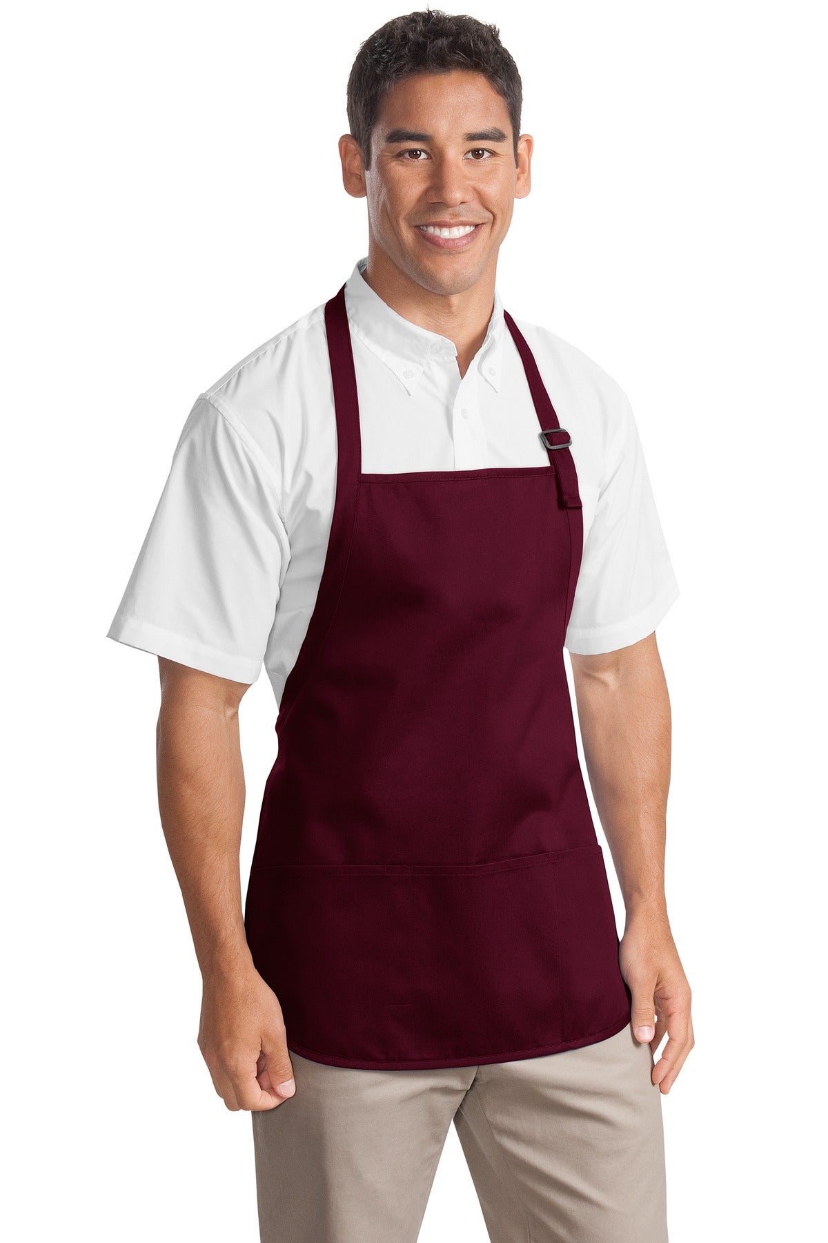 Port Authority ®  Medium-Length Apron with Pouch Pockets.  A510 - Angelheart Embroidery and Screen Printing