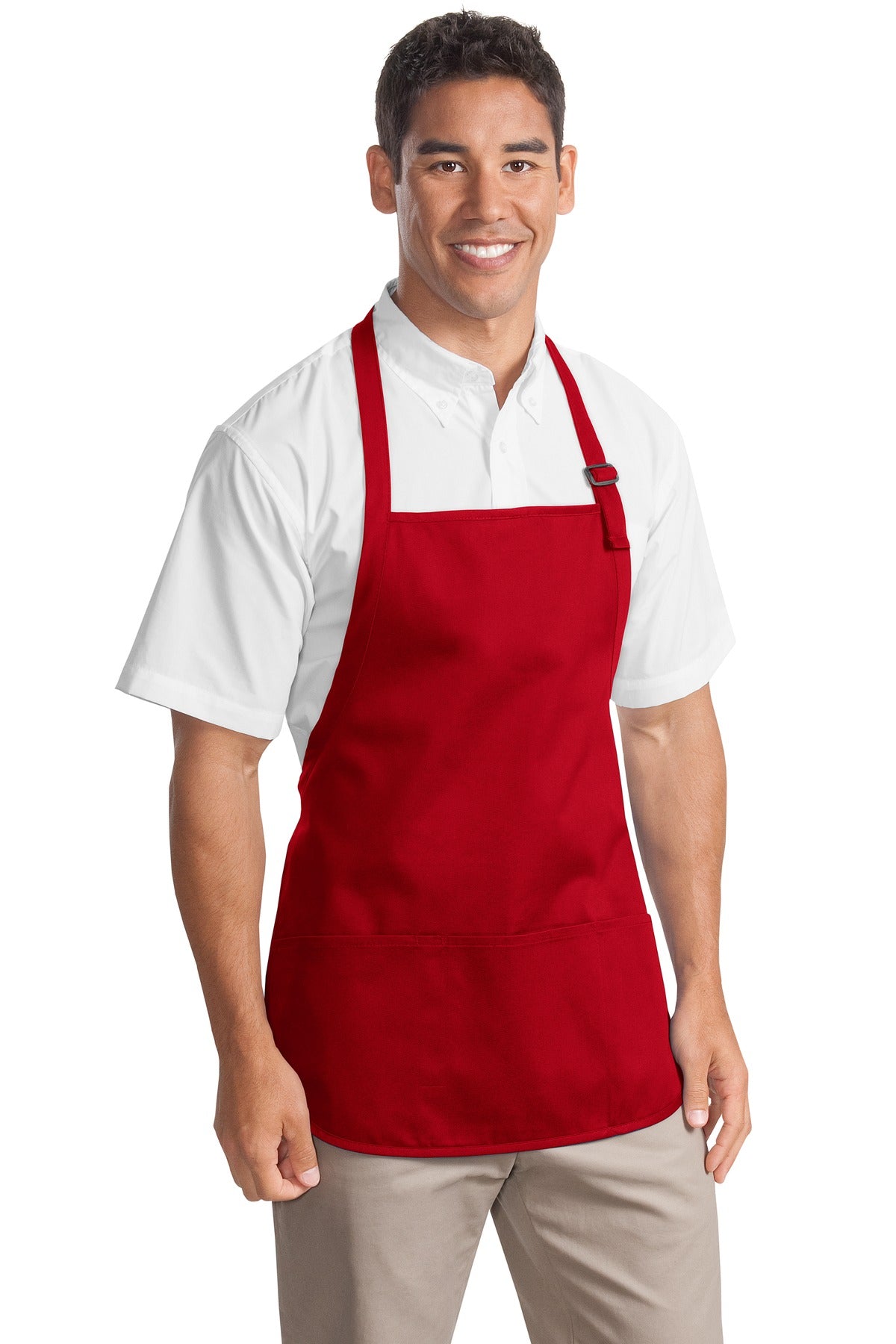 Port Authority ®  Medium-Length Apron with Pouch Pockets.  A510 - Angelheart Embroidery and Screen Printing
