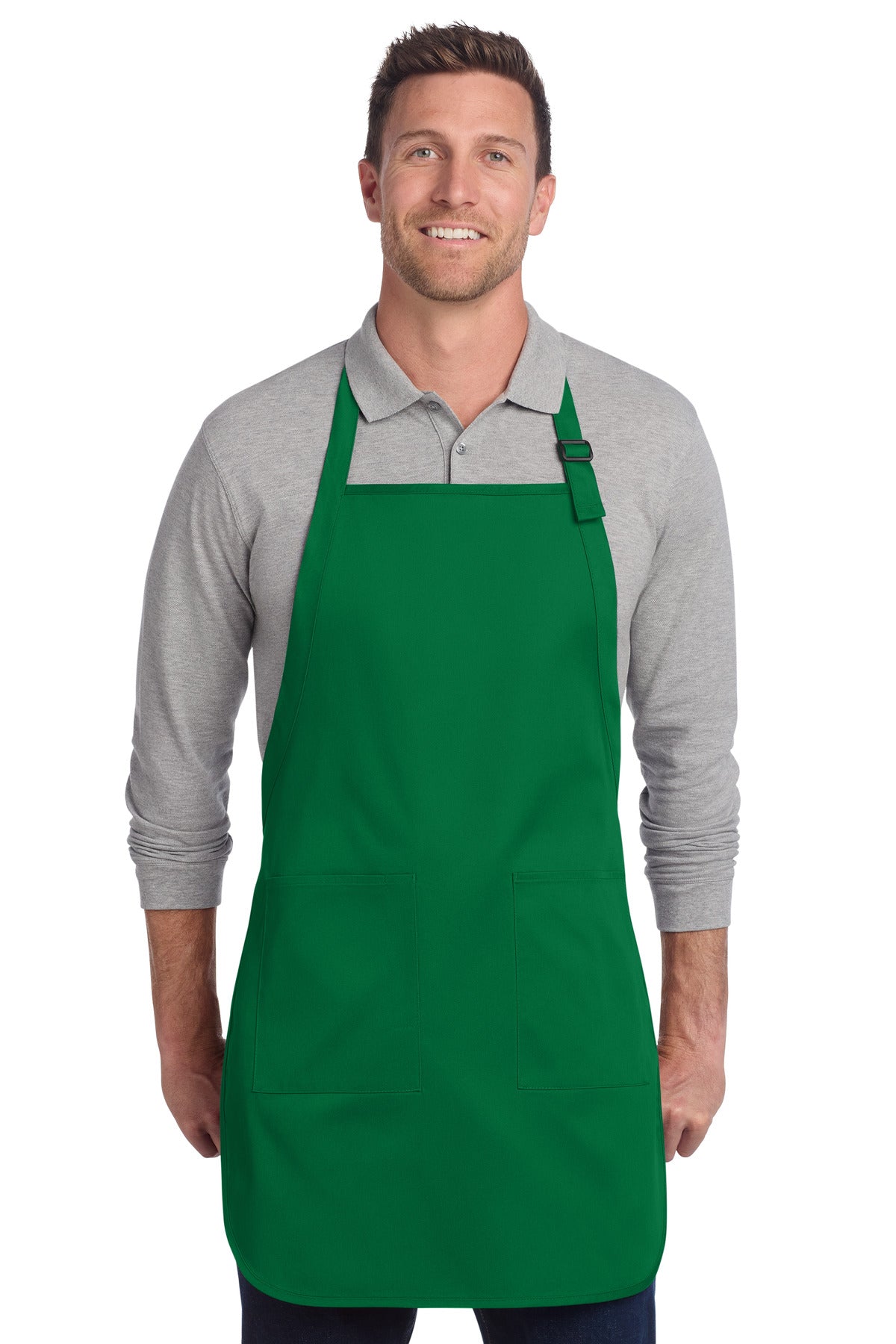 Port Authority  ®  Full-Length Two-Pocket Bib Apron. A600 - Angelheart Embroidery and Screen Printing