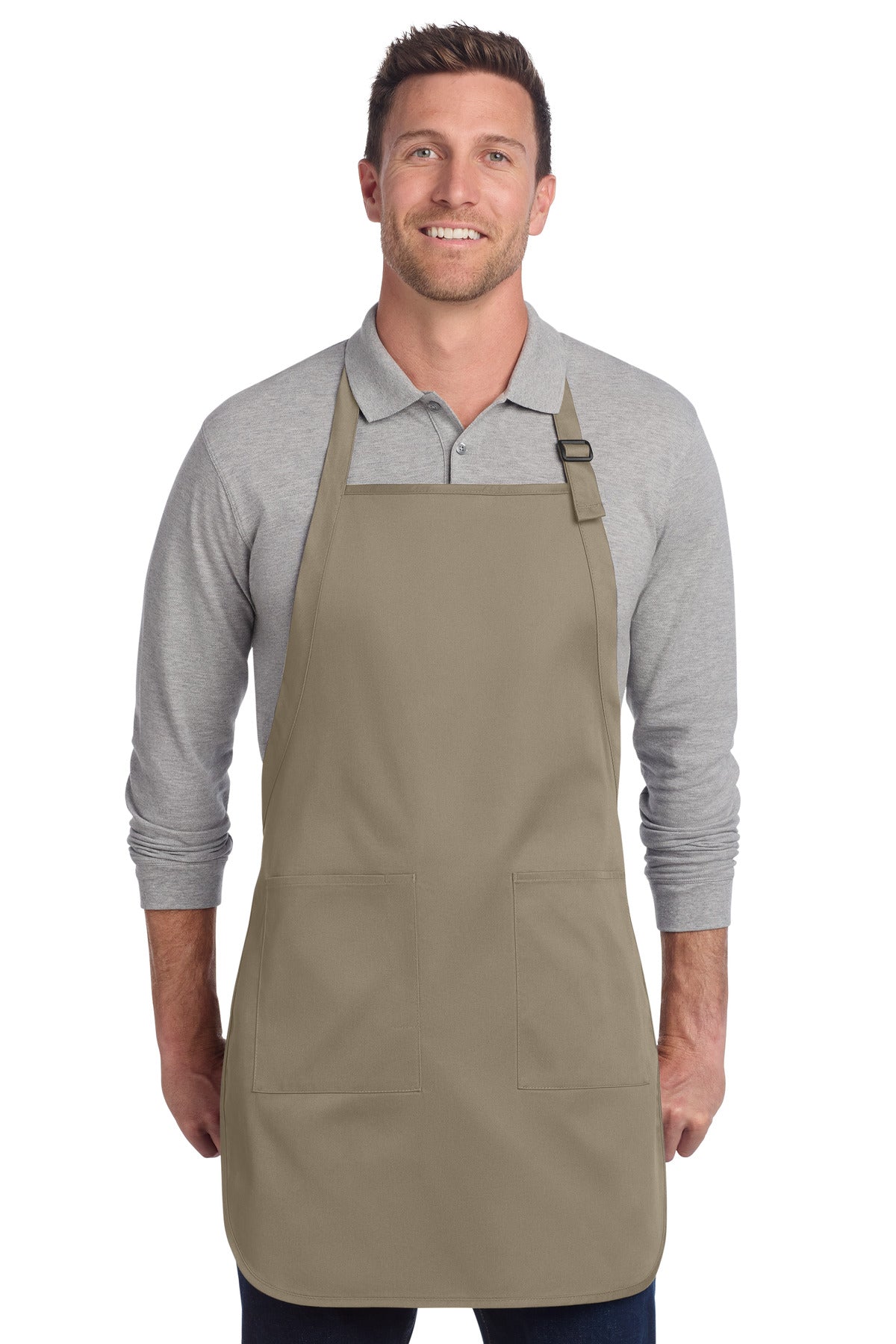 Port Authority  ®  Full-Length Two-Pocket Bib Apron. A600 - Angelheart Embroidery and Screen Printing