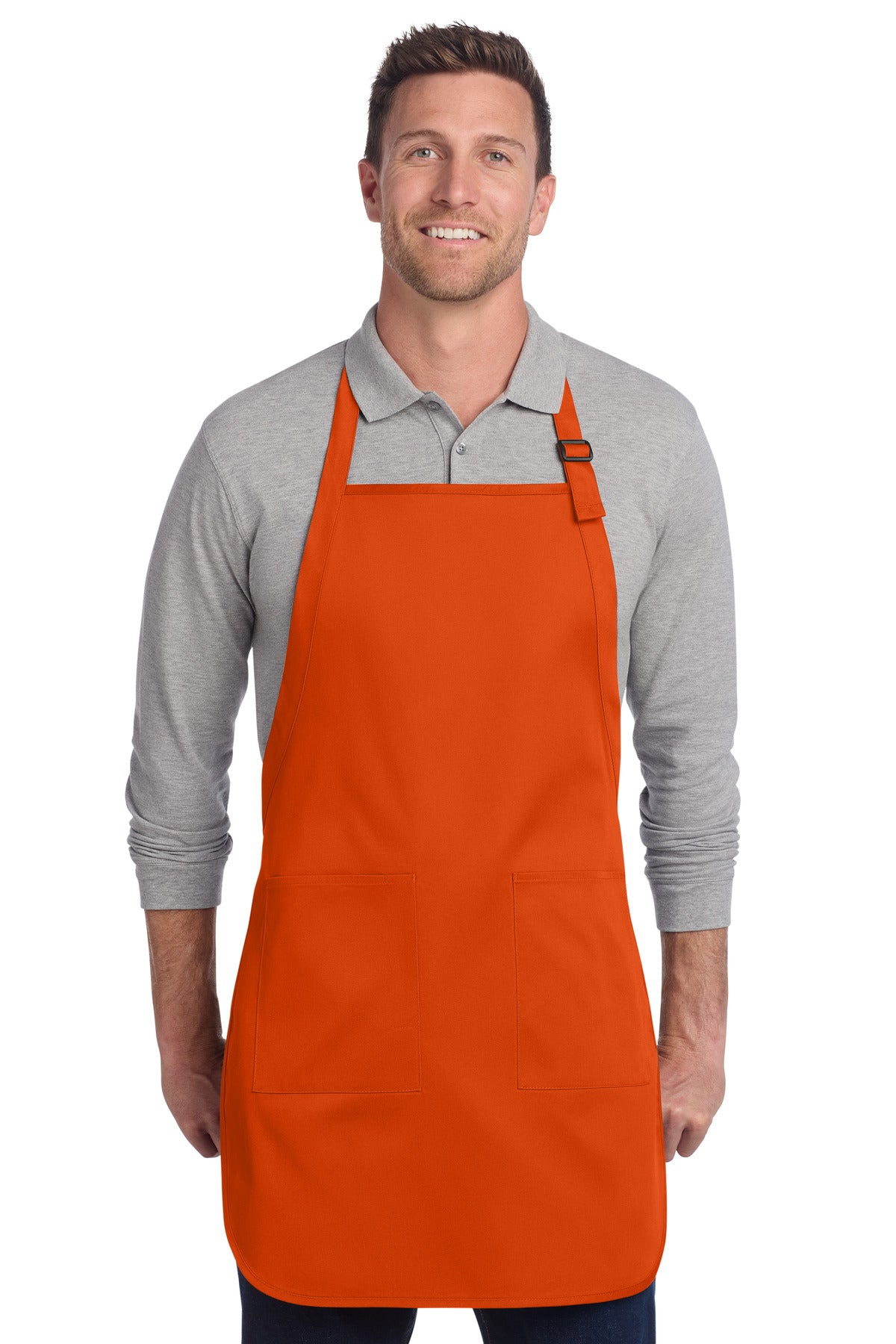 Port Authority  ®  Full-Length Two-Pocket Bib Apron. A600 - Angelheart Embroidery and Screen Printing