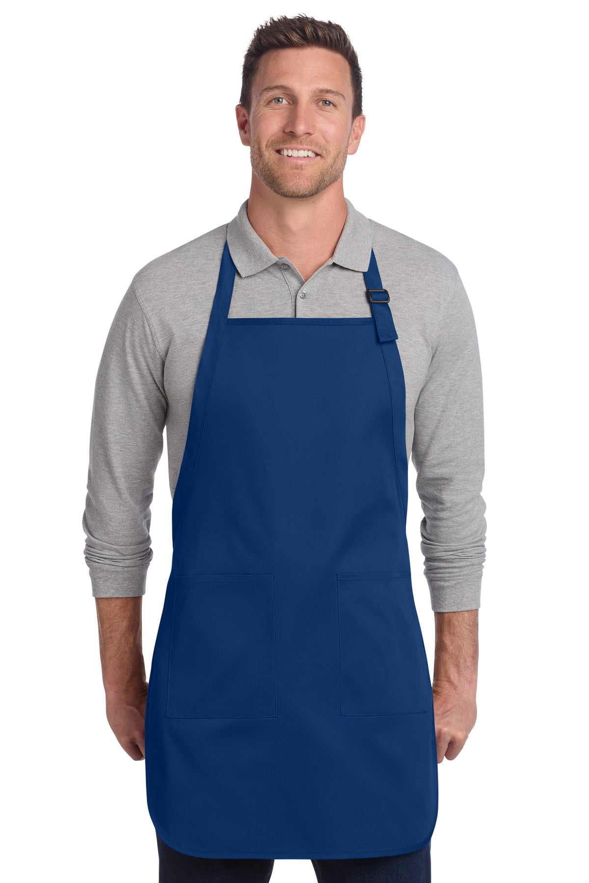Port Authority  ®  Full-Length Two-Pocket Bib Apron. A600 - Angelheart Embroidery and Screen Printing