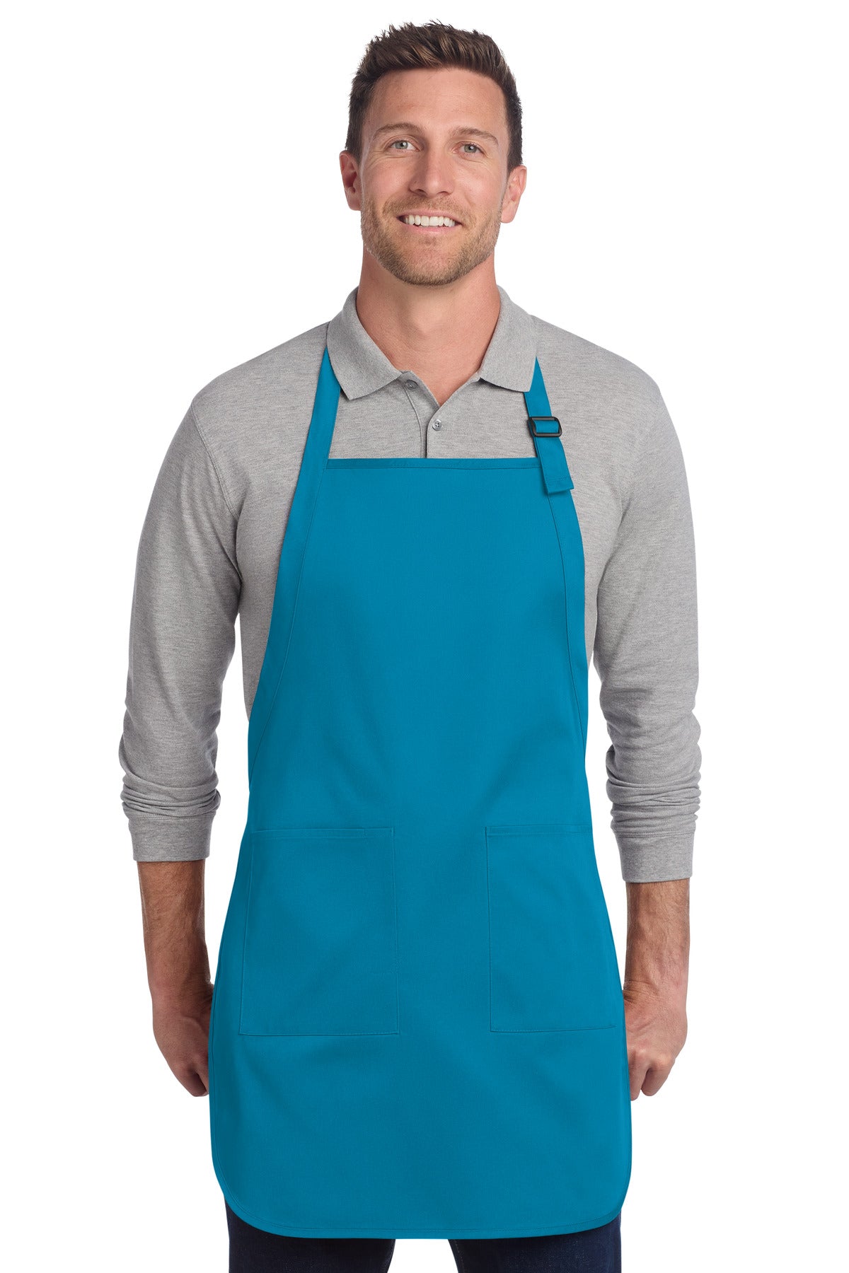 Port Authority  ®  Full-Length Two-Pocket Bib Apron. A600 - Angelheart Embroidery and Screen Printing