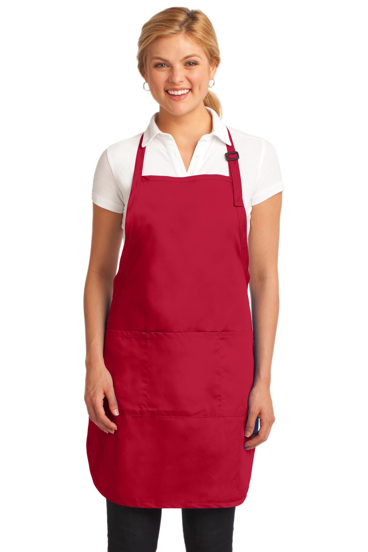 Port Authority ®  Easy Care Full-Length Apron with Stain Release. A703 - Angelheart Embroidery and Screen Printing