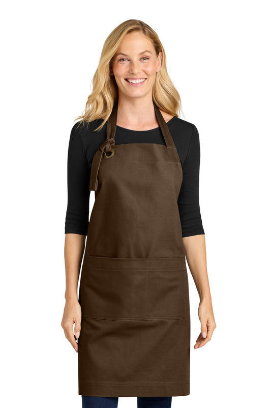 Port Authority ®  Signature Heavy Twill Bib Apron A900 - Angelheart Embroidery and Screen Printing