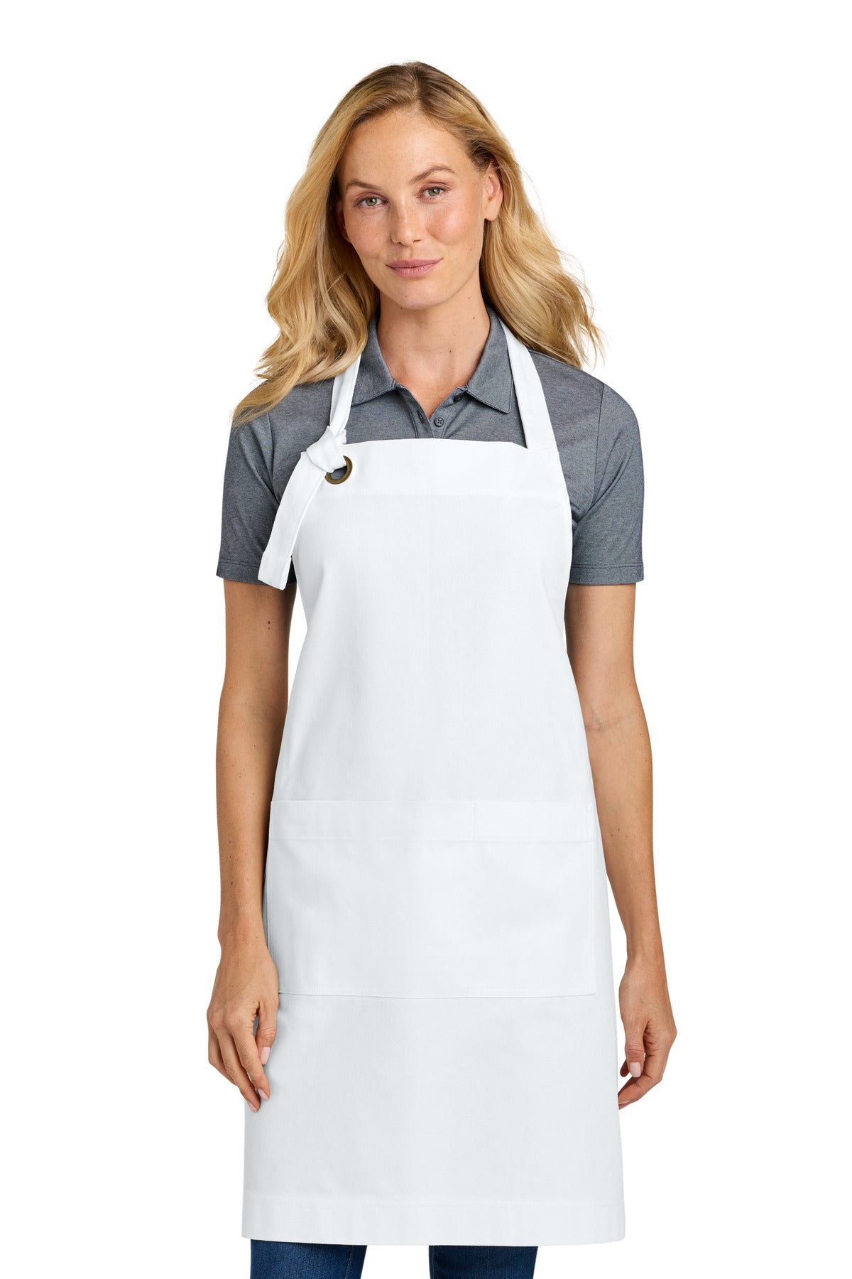 Port Authority ®  Signature Heavy Twill Bib Apron A900 - Angelheart Embroidery and Screen Printing