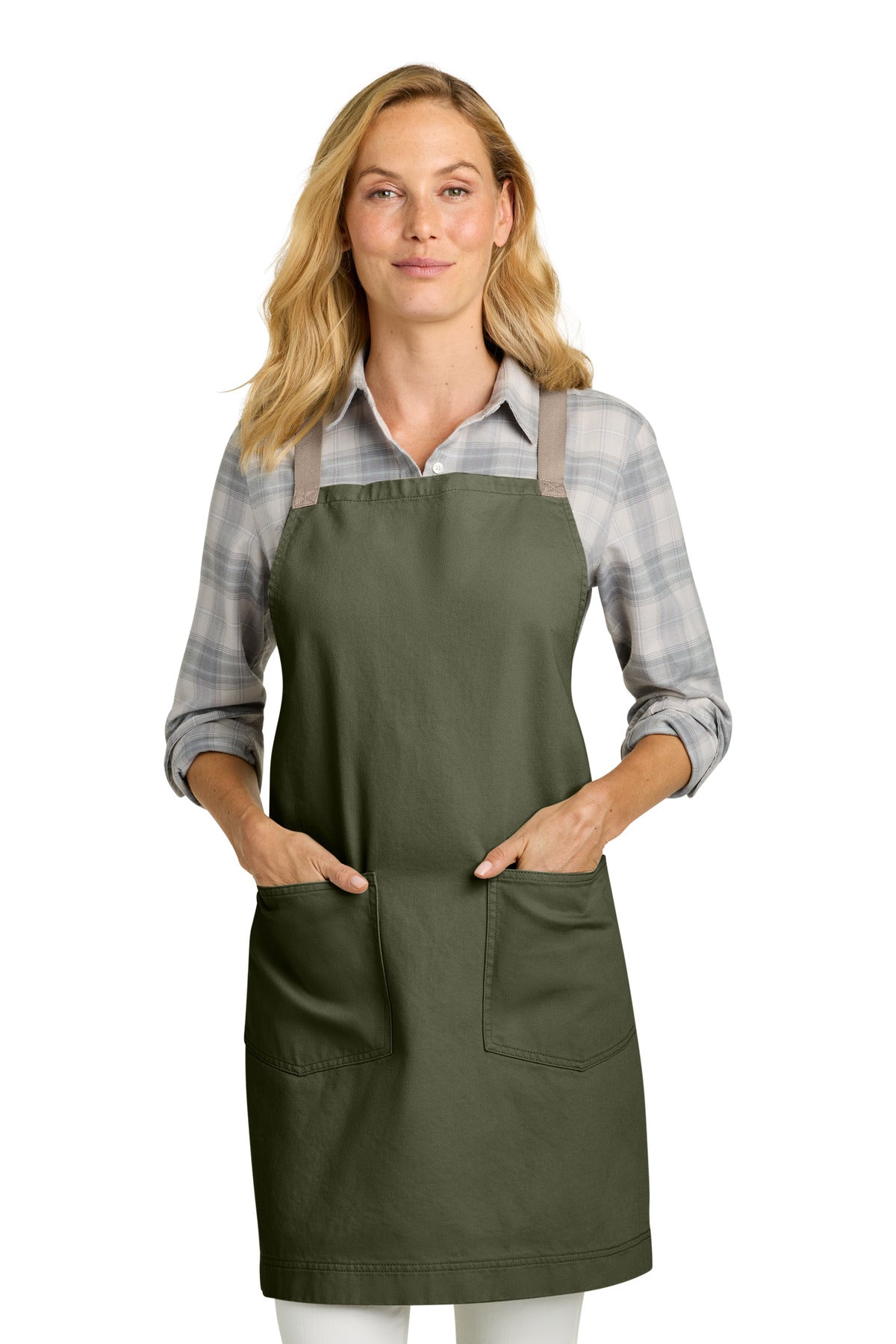 Port Authority ®   Signature Heavy Twill Crossback Apron A902 - Angelheart Embroidery and Screen Printing