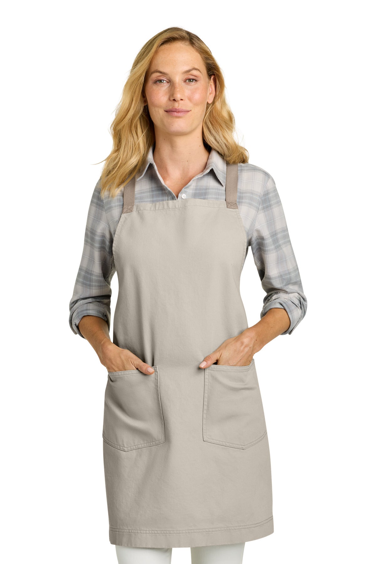 Port Authority ®   Signature Heavy Twill Crossback Apron A902 - Angelheart Embroidery and Screen Printing