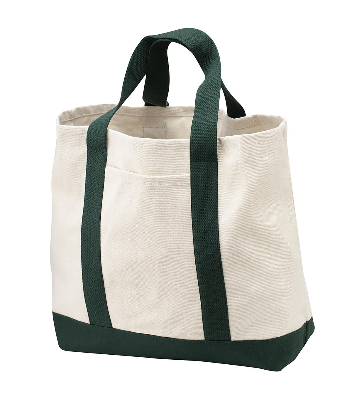 Port Authority ®  - Ideal Twill Two-Tone Shopping Tote.  B400 - Angelheart Embroidery and Screen Printing
