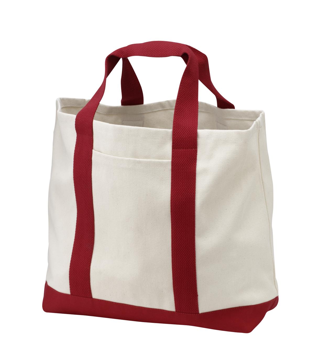 Port Authority ®  - Ideal Twill Two-Tone Shopping Tote.  B400 - Angelheart Embroidery and Screen Printing