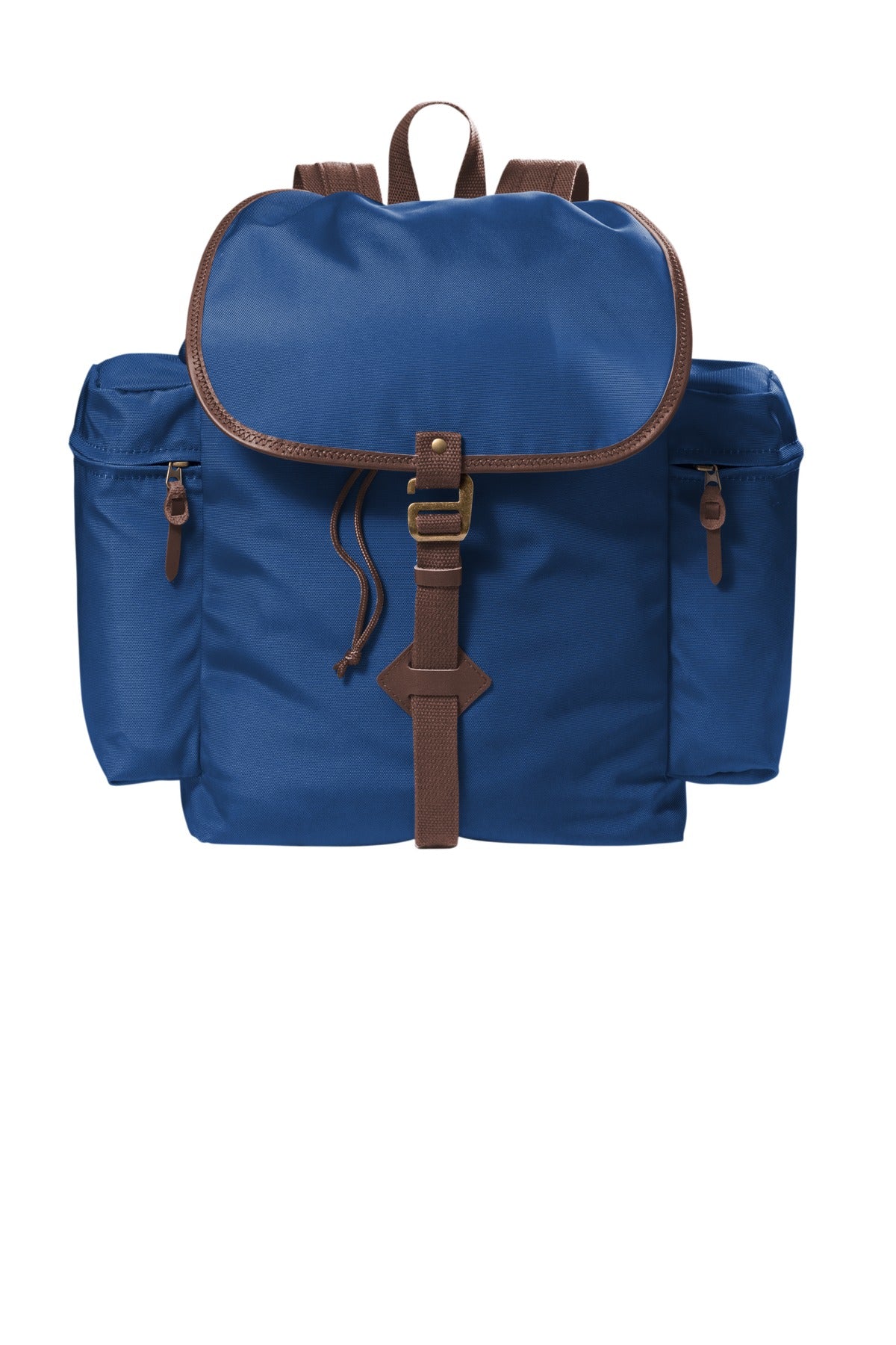Port Authority The Original Pack backpack in nightsky blue, flat front view showing adjustable straps and spacious main compartment.