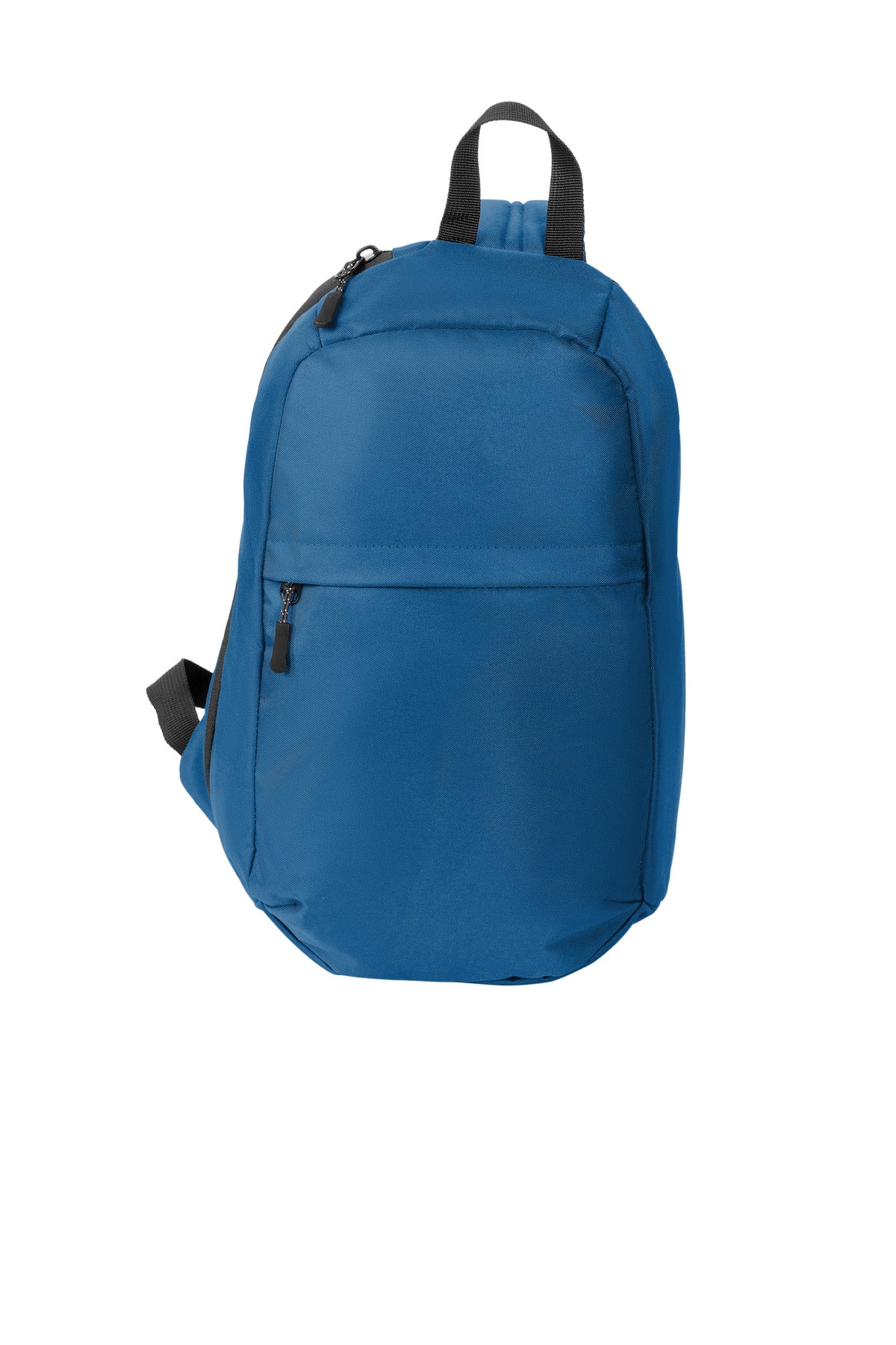 Port Authority Crossbody Backpack in Aegean Blue with adjustable strap and front pocket, designed for convenient everyday use.