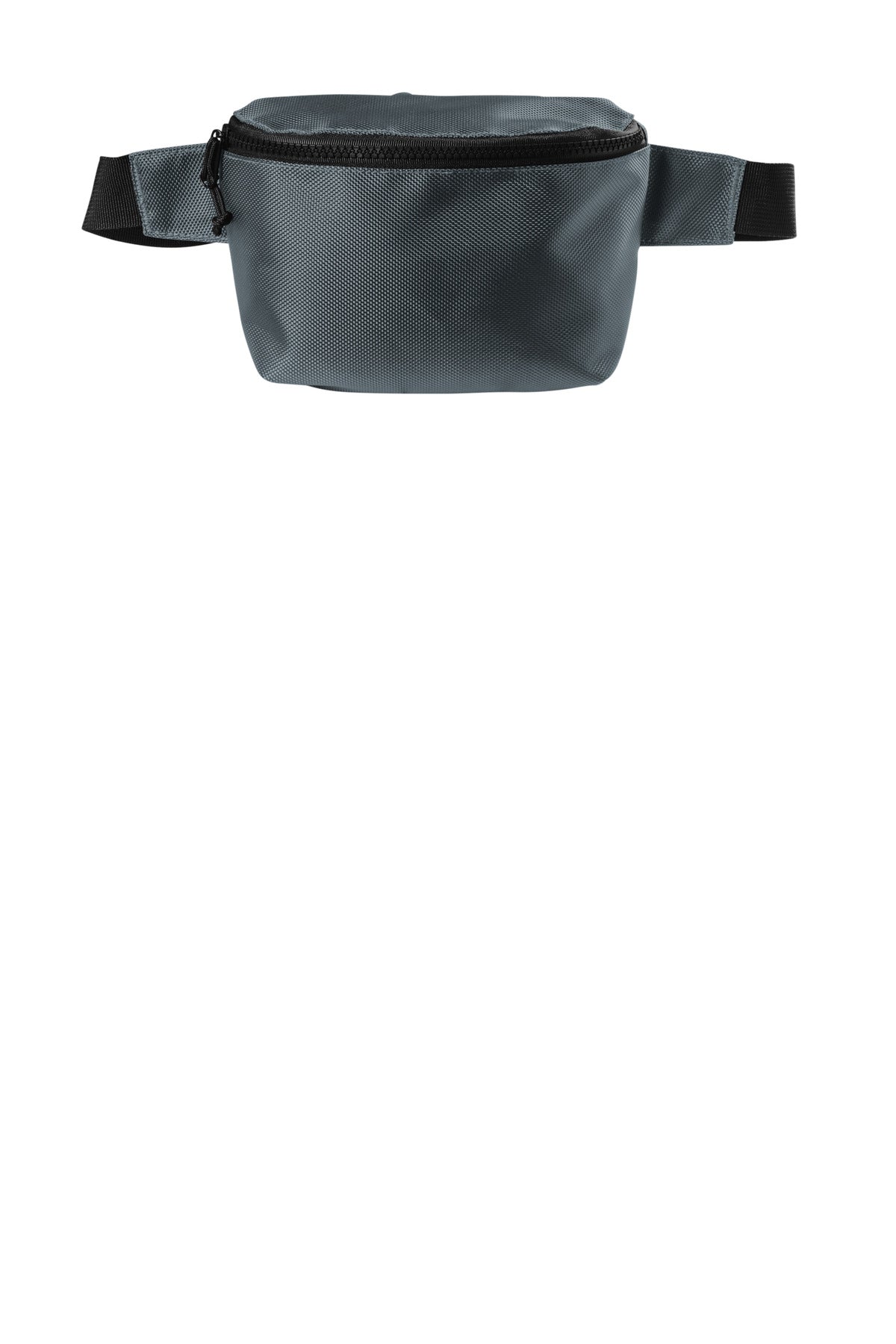 Dark slate Port Authority Ultimate Hip Pack BG910 with flat front design, adjustable strap, and multiple storage compartments.