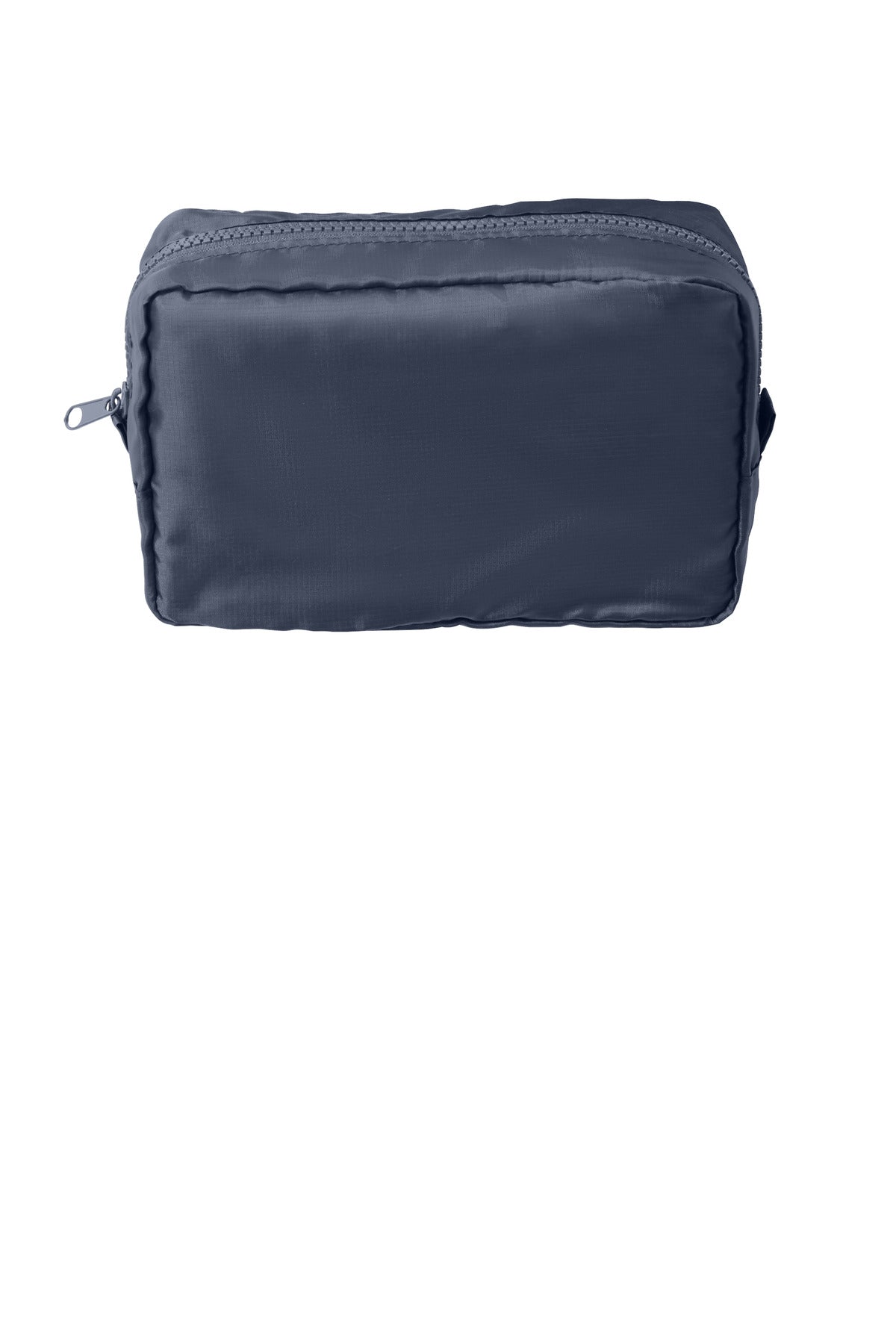 Port Authority Stash Dimensional Pouch 5-pack in titan blue, flat front view showing compact storage design and vibrant color.