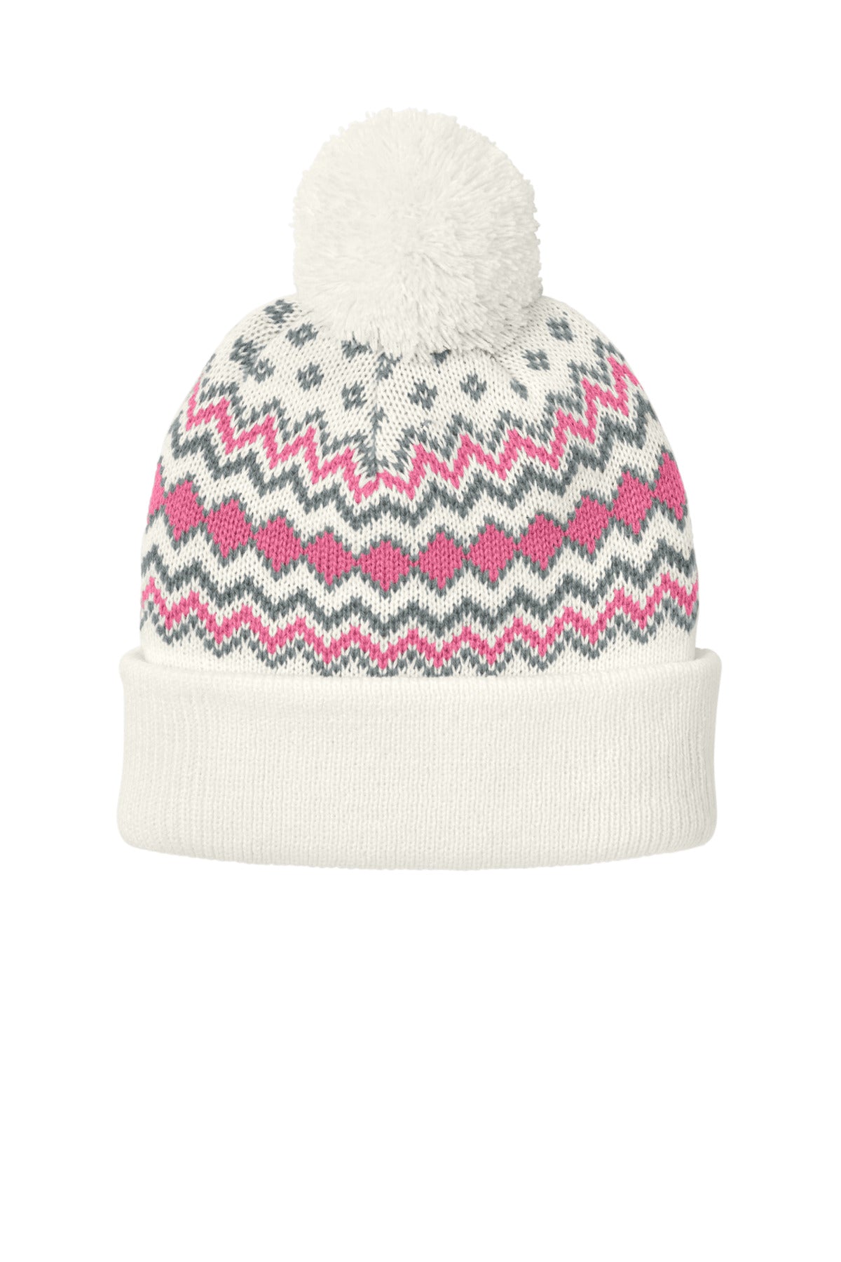 Port Authority ®  Alpine Pom Beanie C991 - Angelheart Embroidery and Screen Printing