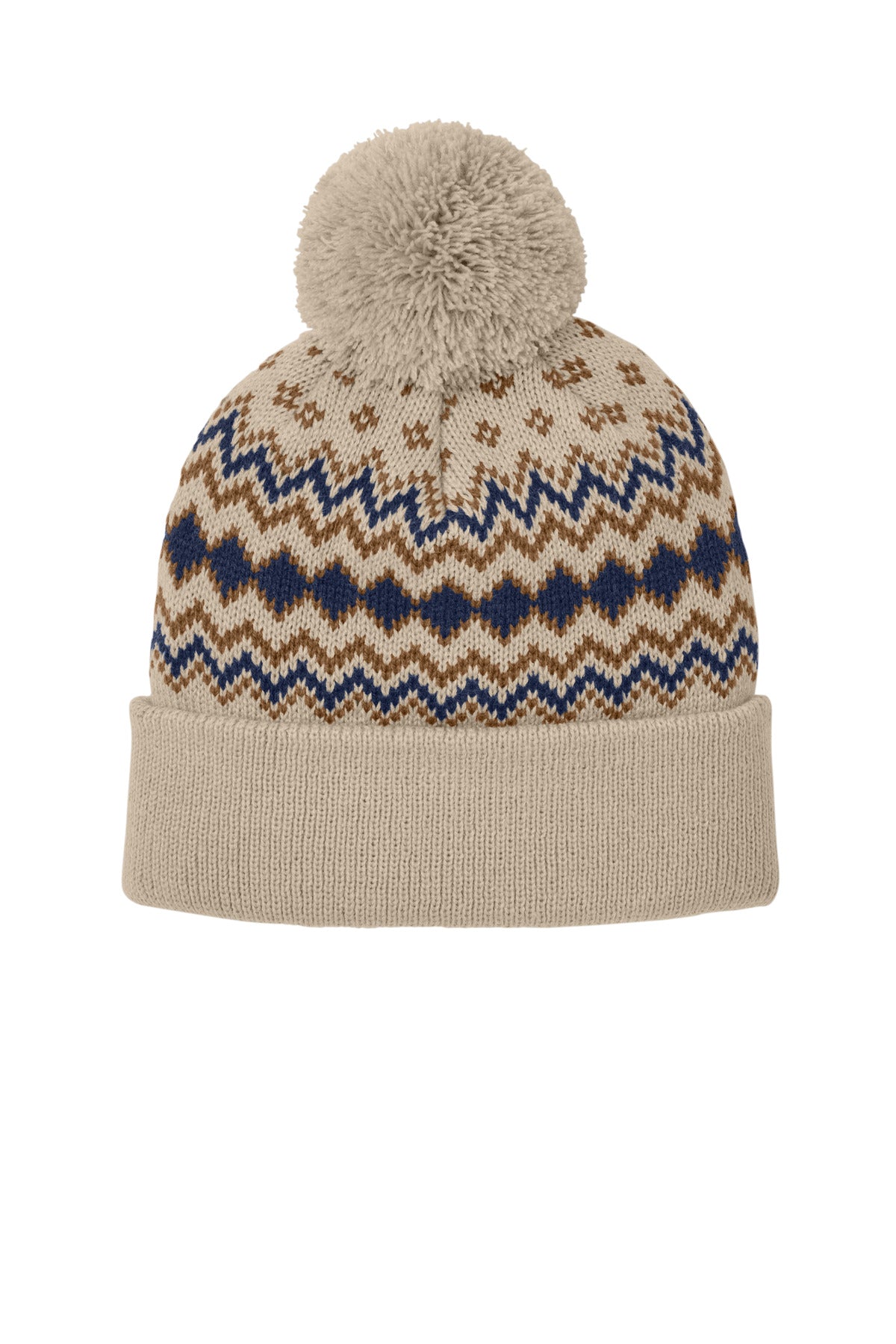 Port Authority ®  Alpine Pom Beanie C991 - Angelheart Embroidery and Screen Printing