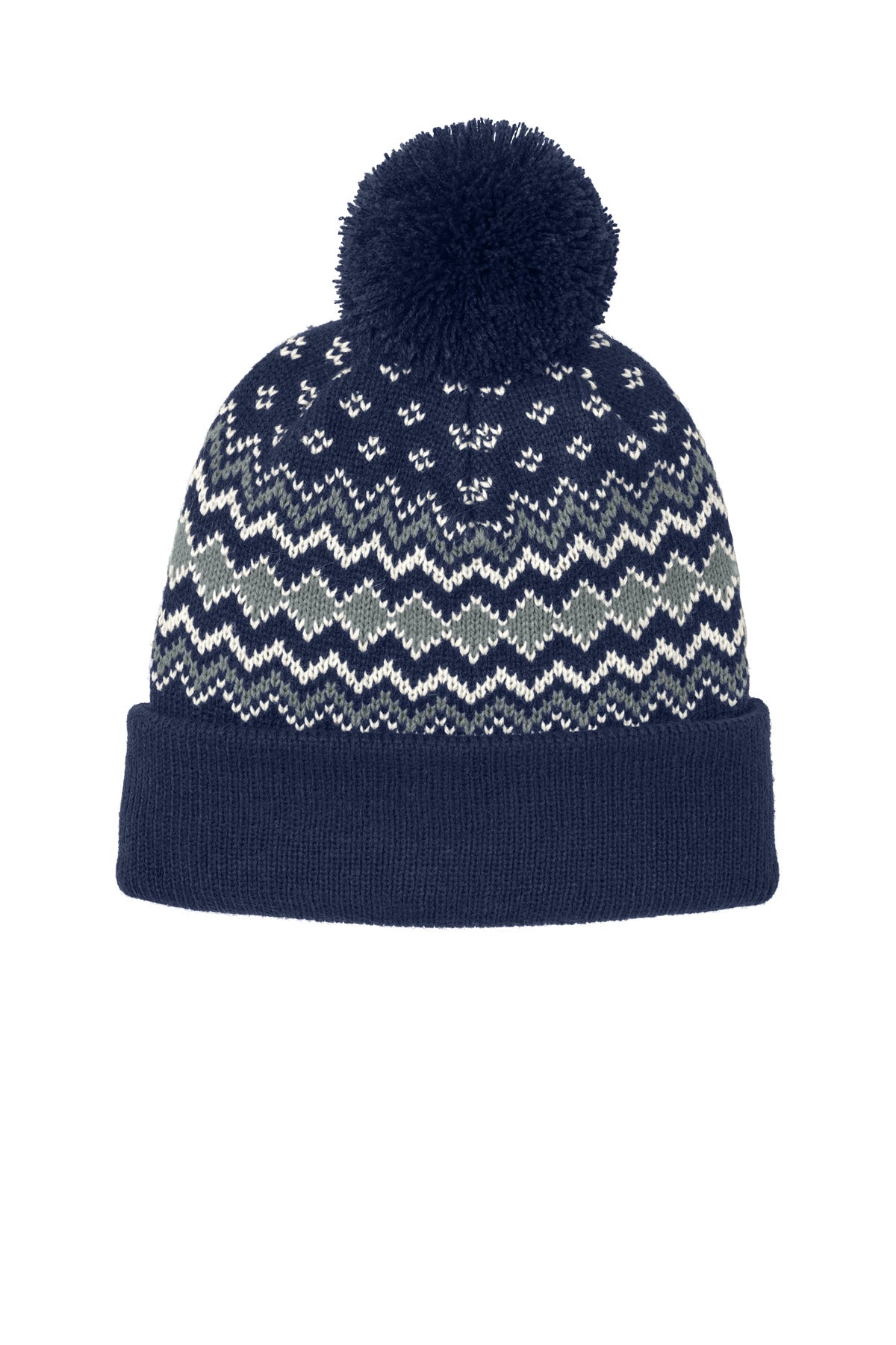Port Authority ®  Alpine Pom Beanie C991 - Angelheart Embroidery and Screen Printing