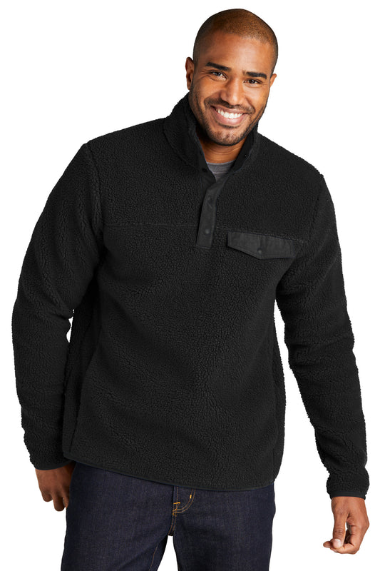 Port Authority ®  Camp Fleece Snap Pullover F140 - Angelheart Embroidery and Screen Printing