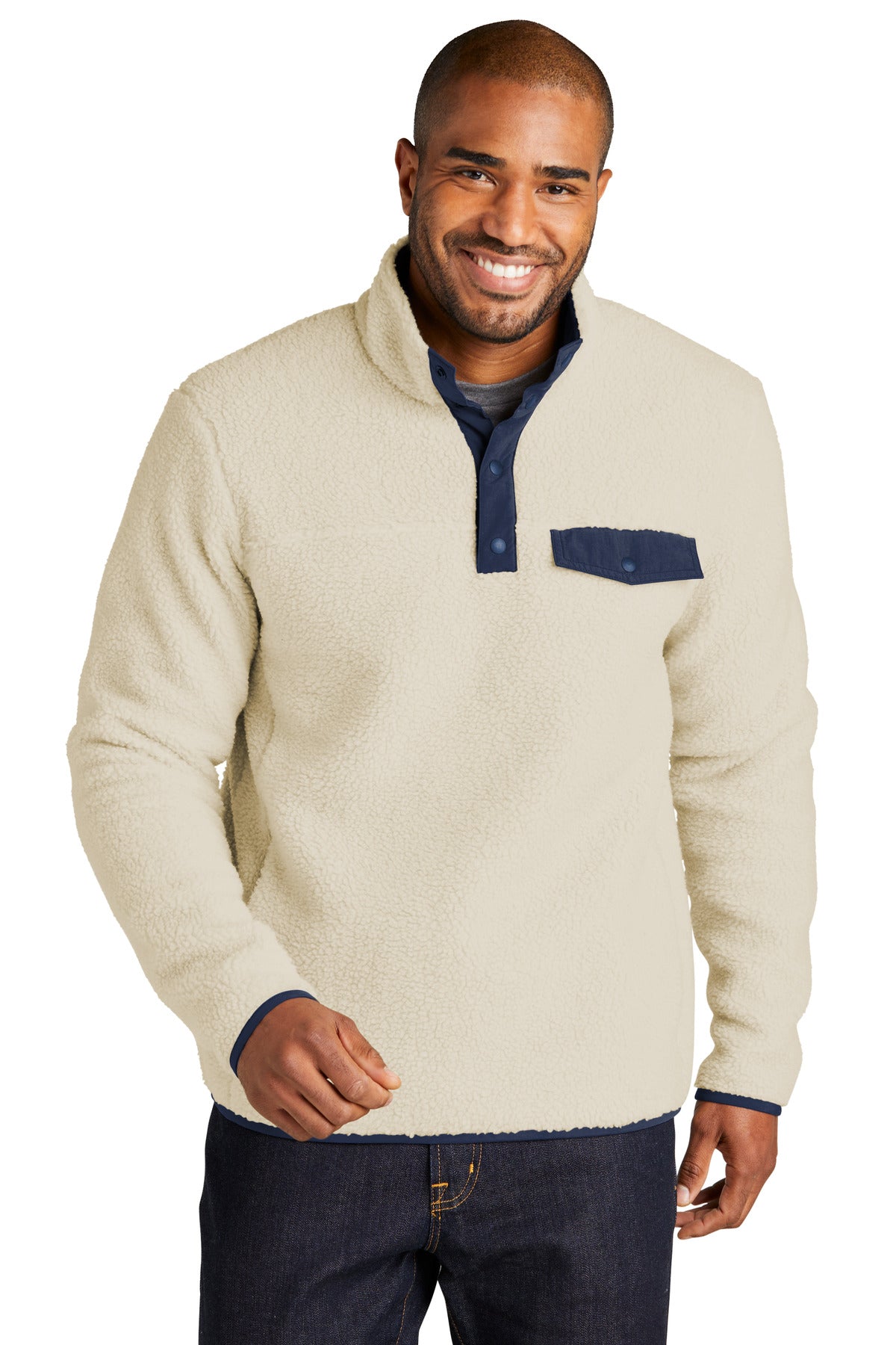 Port Authority ®  Camp Fleece Snap Pullover F140 - Angelheart Embroidery and Screen Printing