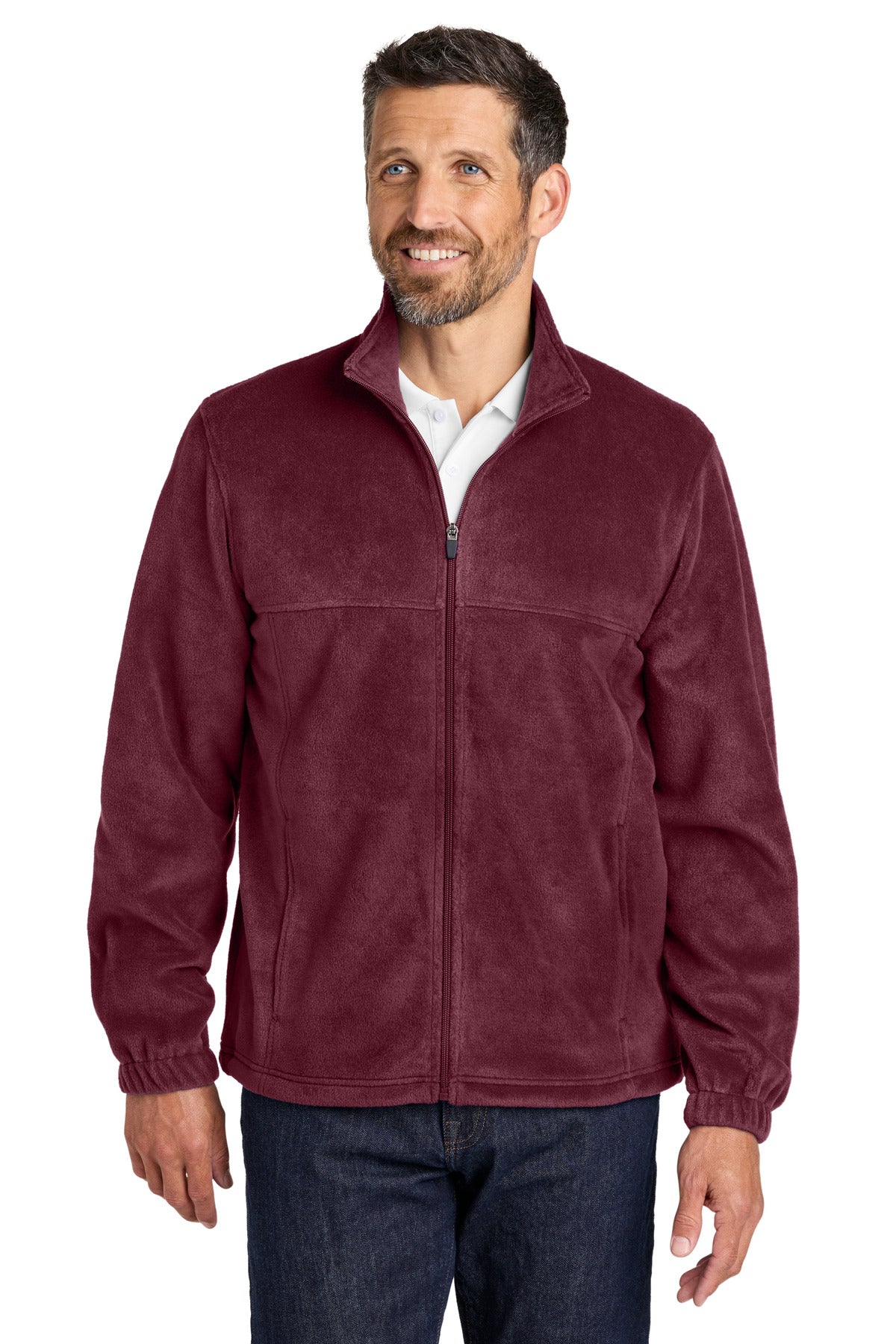 Port Authority ®  Plush Fleece Full-Zip Jacket F190 - Angelheart Embroidery and Screen Printing