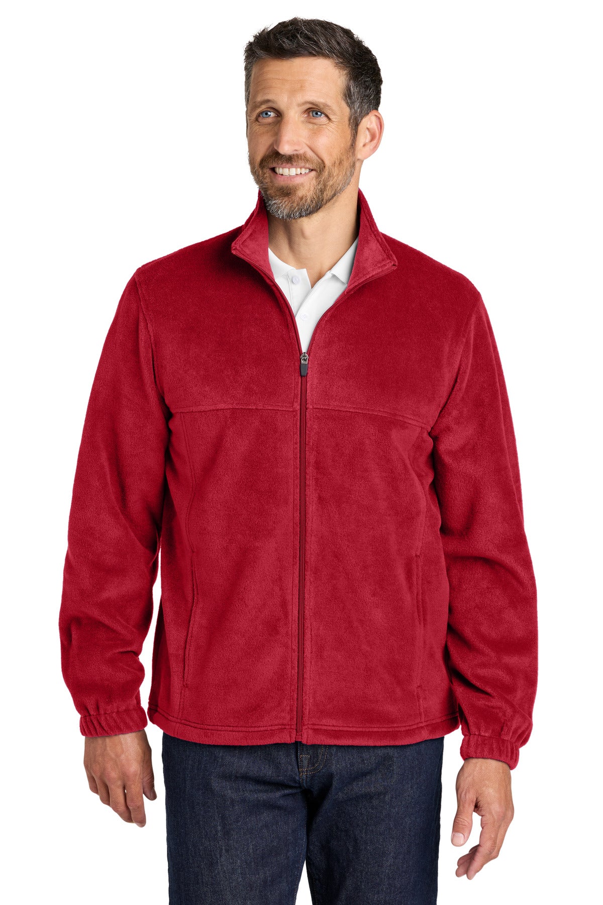 Port Authority ®  Plush Fleece Full-Zip Jacket F190 - Angelheart Embroidery and Screen Printing