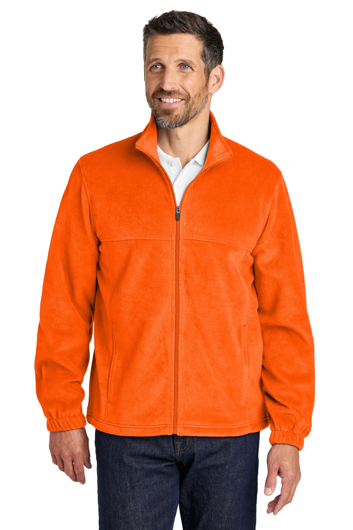 Port Authority ®  Plush Fleece Full-Zip Jacket F190 - Angelheart Embroidery and Screen Printing