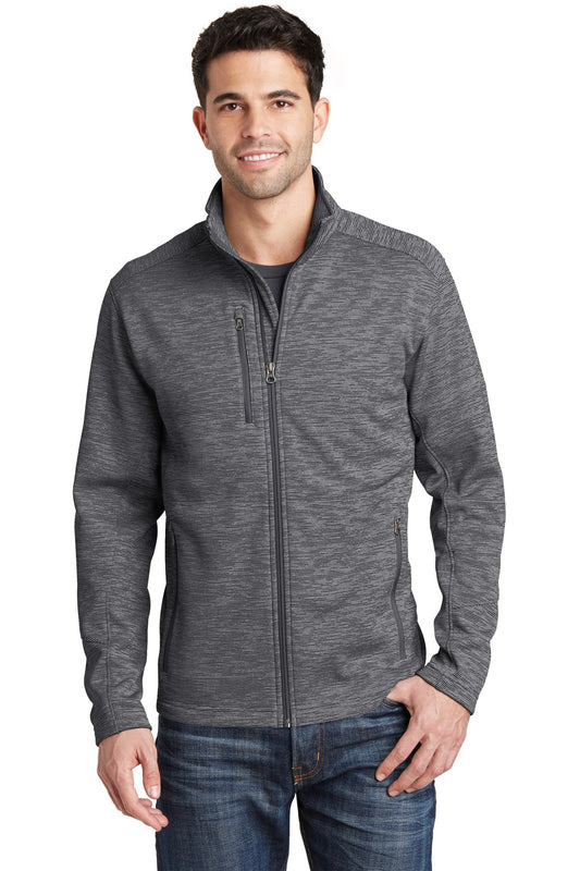 Port Authority ®  Digi Stripe Fleece Jacket. F231 - Angelheart Embroidery and Screen Printing