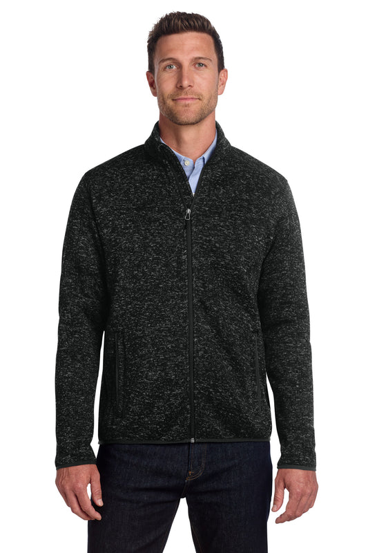 Port Authority ®  Sweater Fleece Jacket. F232 - Angelheart Embroidery and Screen Printing