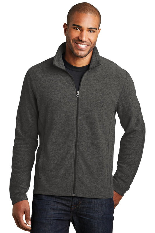 Port Authority ®  Heather Microfleece Full-Zip Jacket. F235 - Angelheart Embroidery and Screen Printing