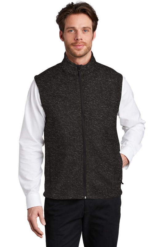 Port Authority  ®  Sweater Fleece Vest F236 - Angelheart Embroidery and Screen Printing