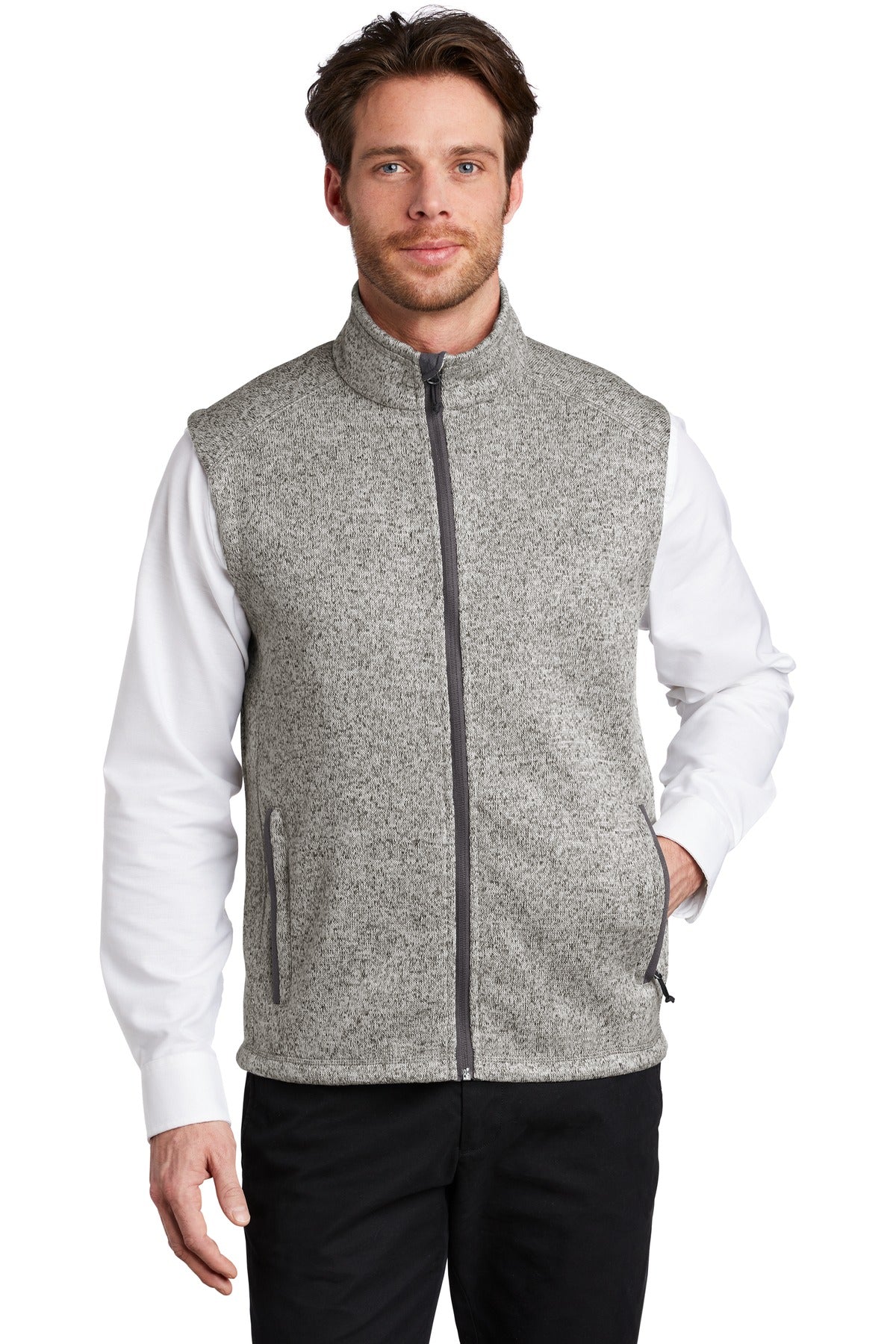Port Authority  ®  Sweater Fleece Vest F236 - Angelheart Embroidery and Screen Printing