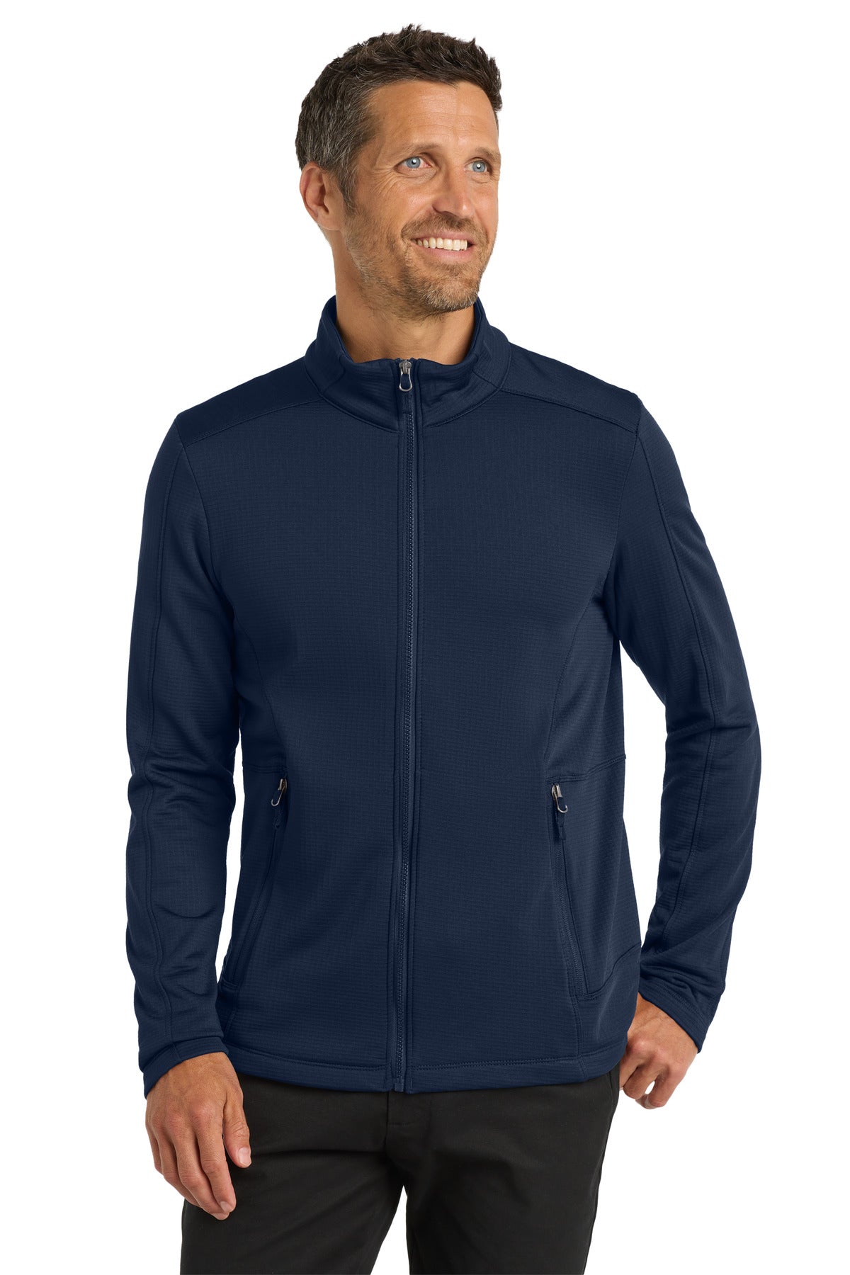 Port Authority  ®  Grid Fleece Jacket. F239 - Angelheart Embroidery and Screen Printing