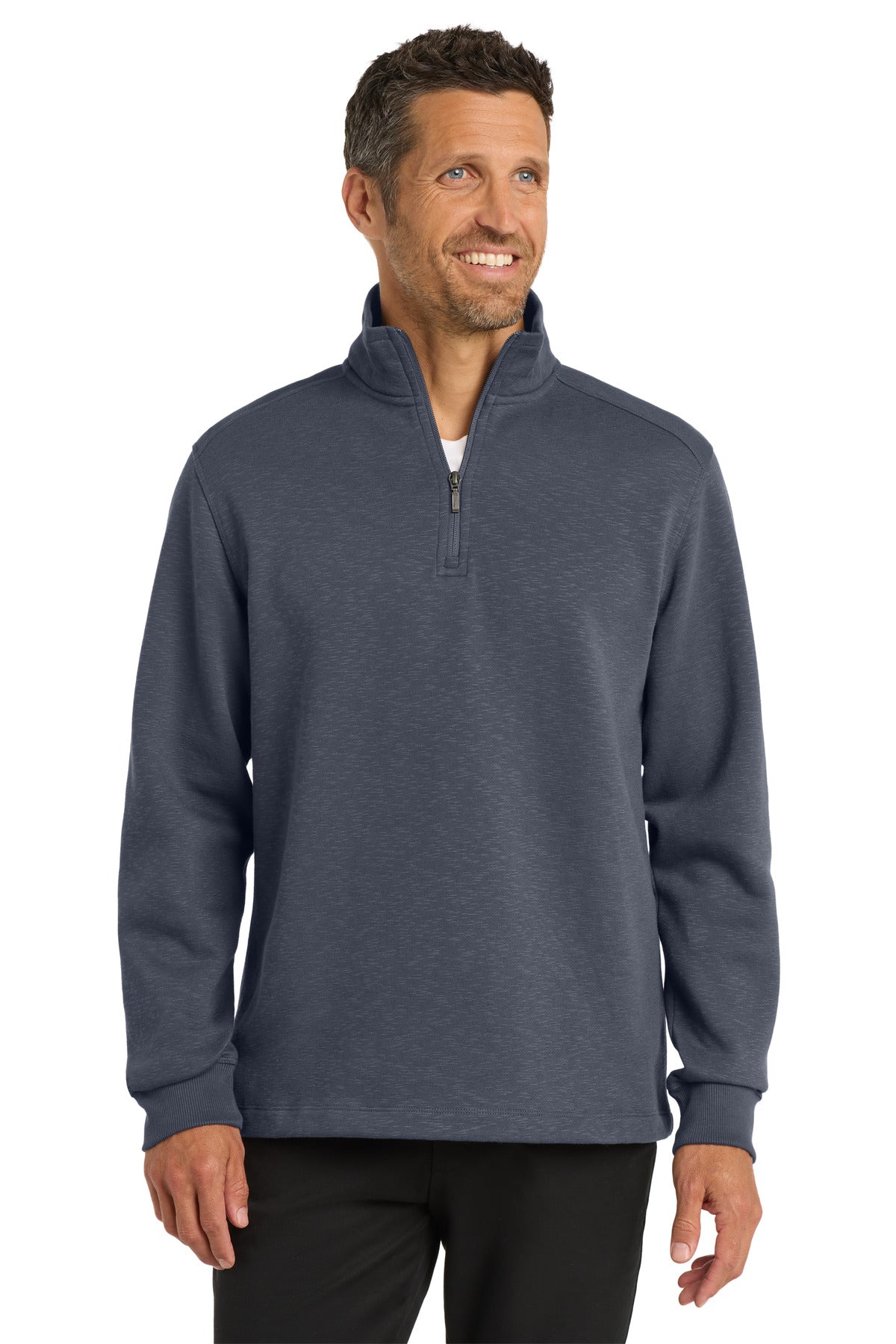 Port Authority ®  Slub Fleece 1/4-Zip Pullover. F295 - Angelheart Embroidery and Screen Printing