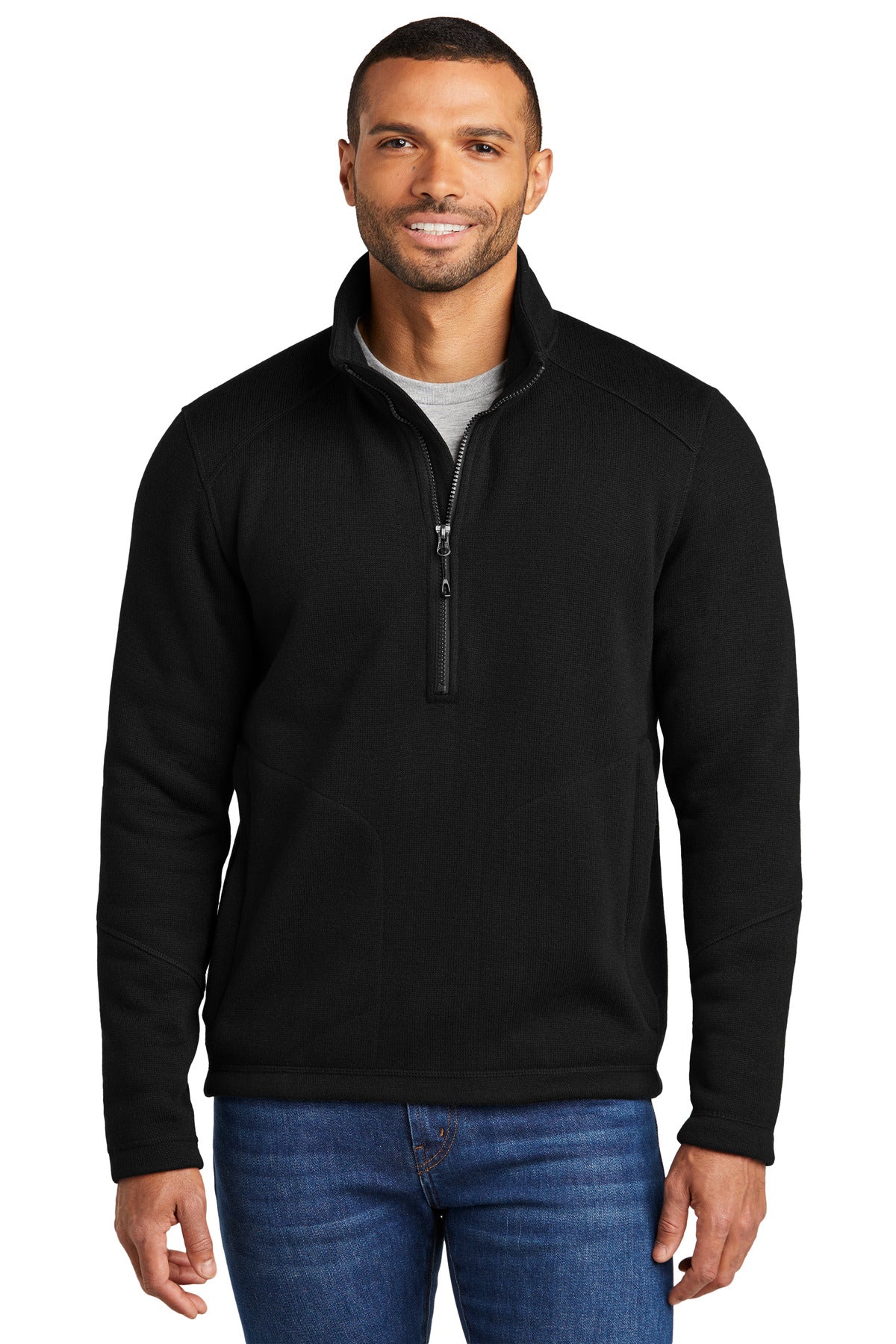 Port Authority ®  Arc Sweater Fleece 1/4-Zip F426 - Angelheart Embroidery and Screen Printing