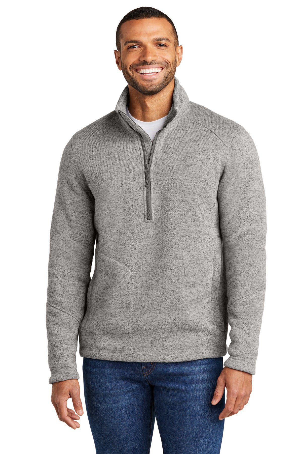 Port Authority ®  Arc Sweater Fleece 1/4-Zip F426 - Angelheart Embroidery and Screen Printing